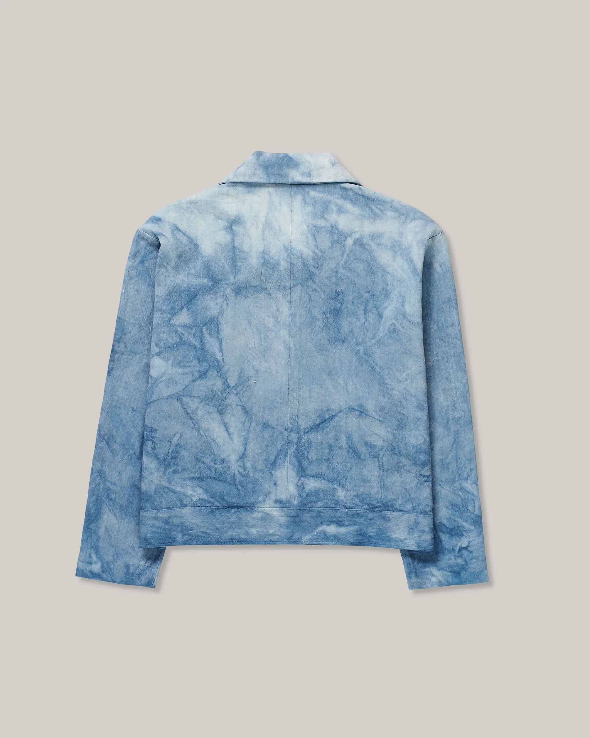 11.11 UNISEX GLEAM COTTON TRUCKER JACKET -  LIGHT INDIGO - Image 5