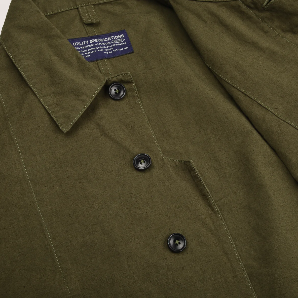 1ST PAT-RN CAMDEN JACKET - OLIVE - Image 9