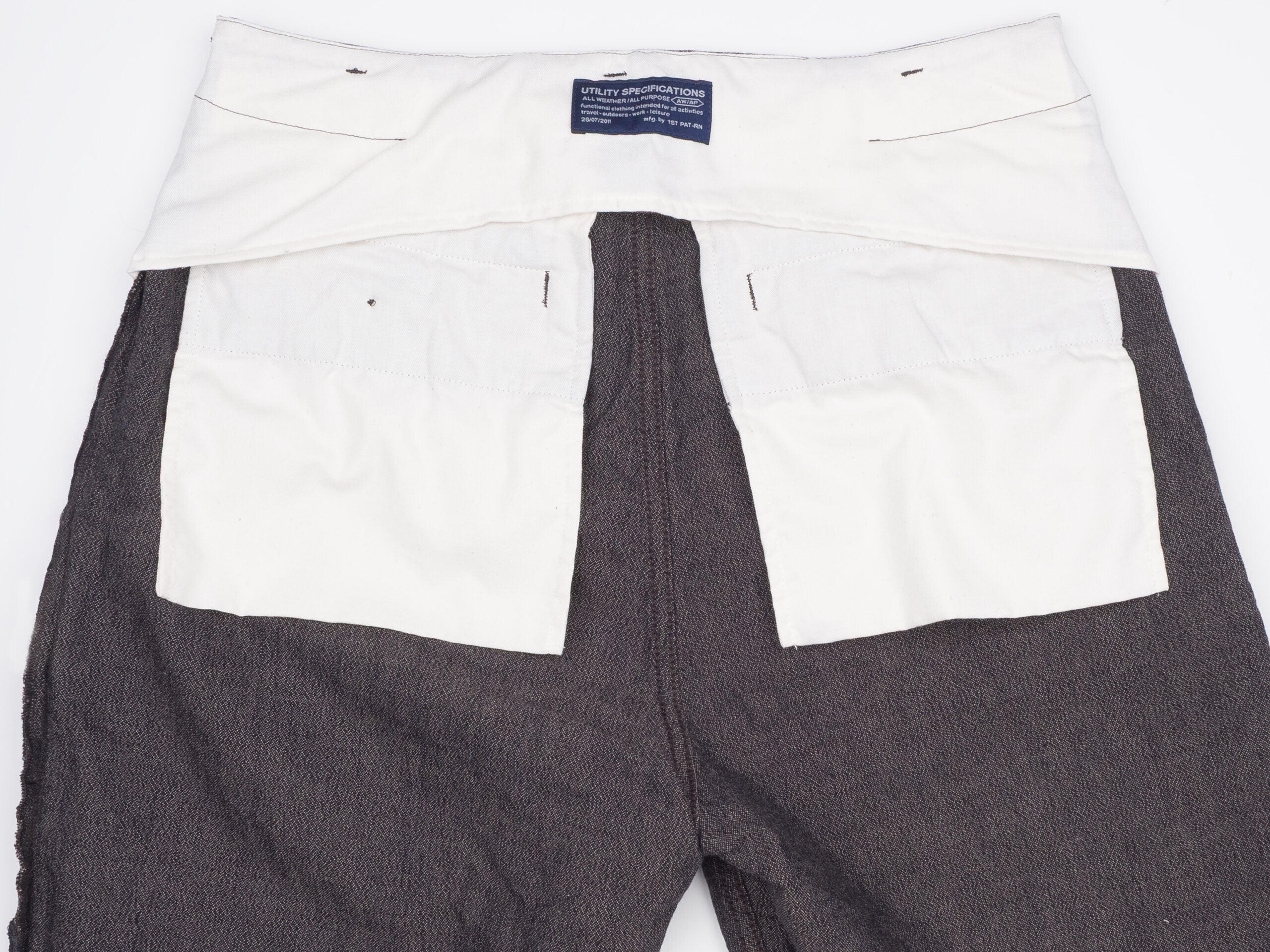 1ST PAT-RN DELTA TROUSERS - BROWN - Image 8