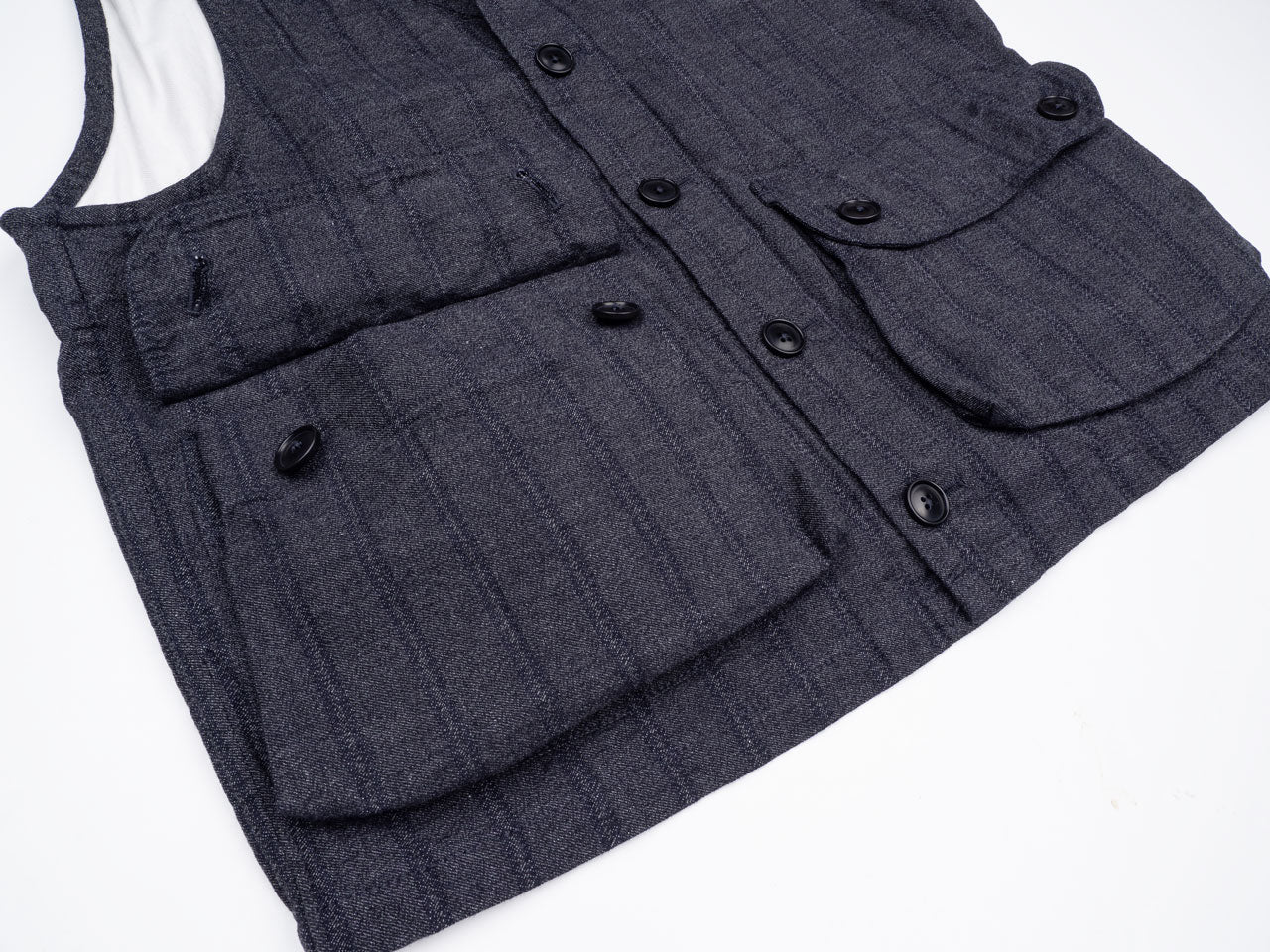 1ST PAT-RN OUTLANDER VEST - BLUE MODERN HICKORY - Image 11