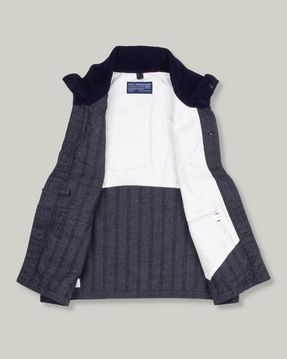 1ST PAT-RN OUTLANDER VEST - BLUE MODERN HICKORY - Image 4