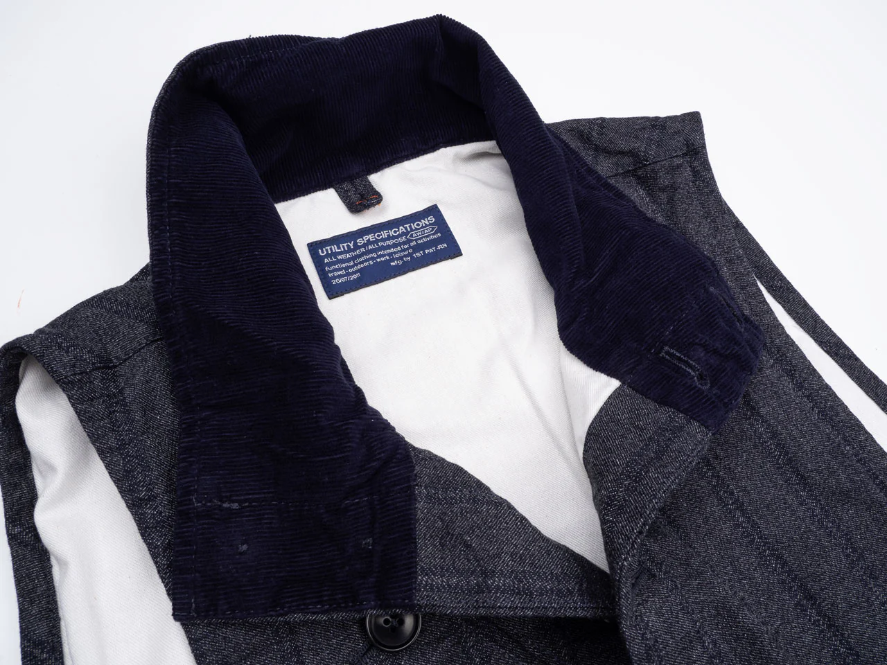 1ST PAT-RN OUTLANDER VEST - BLUE MODERN HICKORY - Image 7