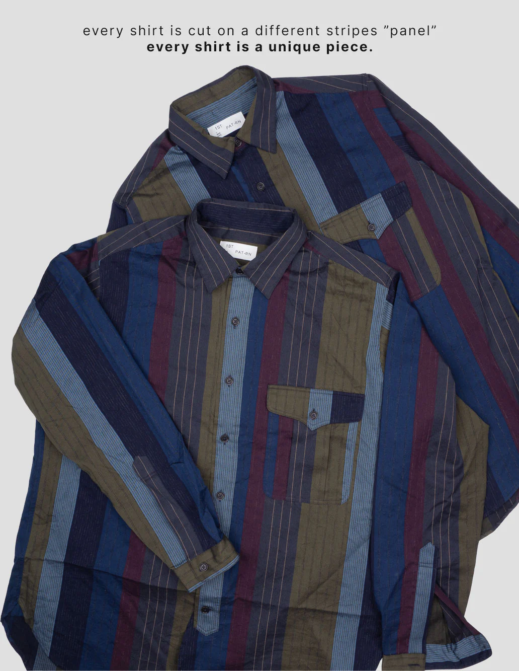 1ST PAT-RN TIPO 9 OFFICER SHIRT - MULTISTRIPE - Image 3
