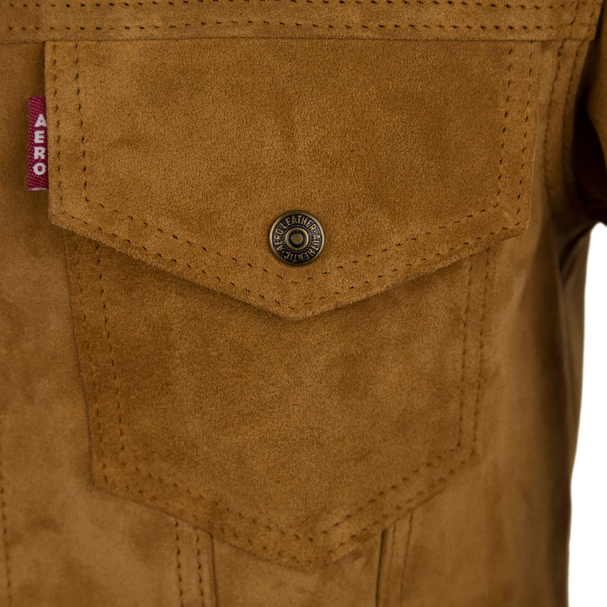 AERO LEATHER TYPE III JEAN JACKET - UNLINED COW SUEDE - Image 6