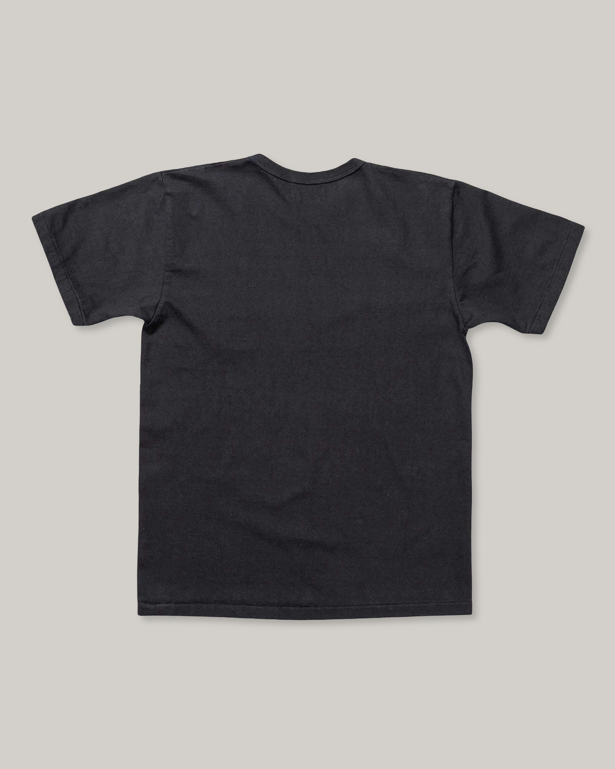ALLLEVOL HEAVY DUTY CREW NECK T-SHIRT CROPPED - BLACK - Image 2