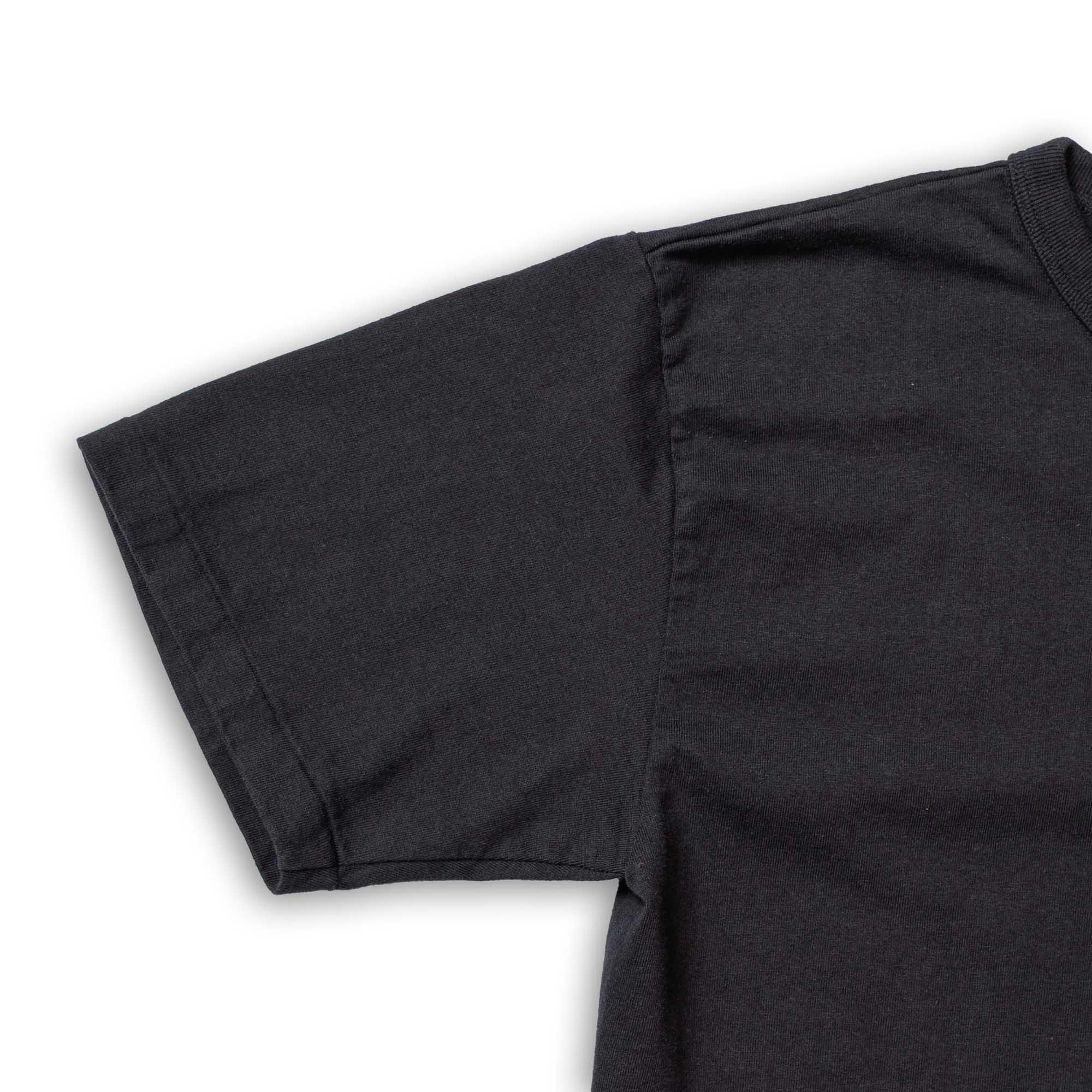 ALLLEVOL HEAVY DUTY CREW NECK T-SHIRT CROPPED - BLACK - Image 4
