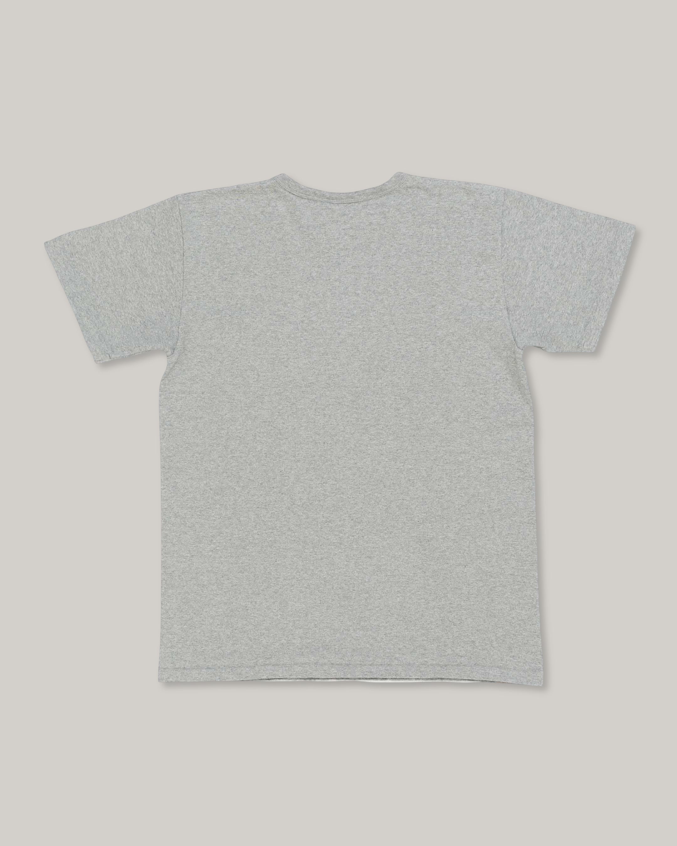 ALLLEVOL HEAVY DUTY CREW NECK T-SHIRT - GREY MELANGE - Image 2