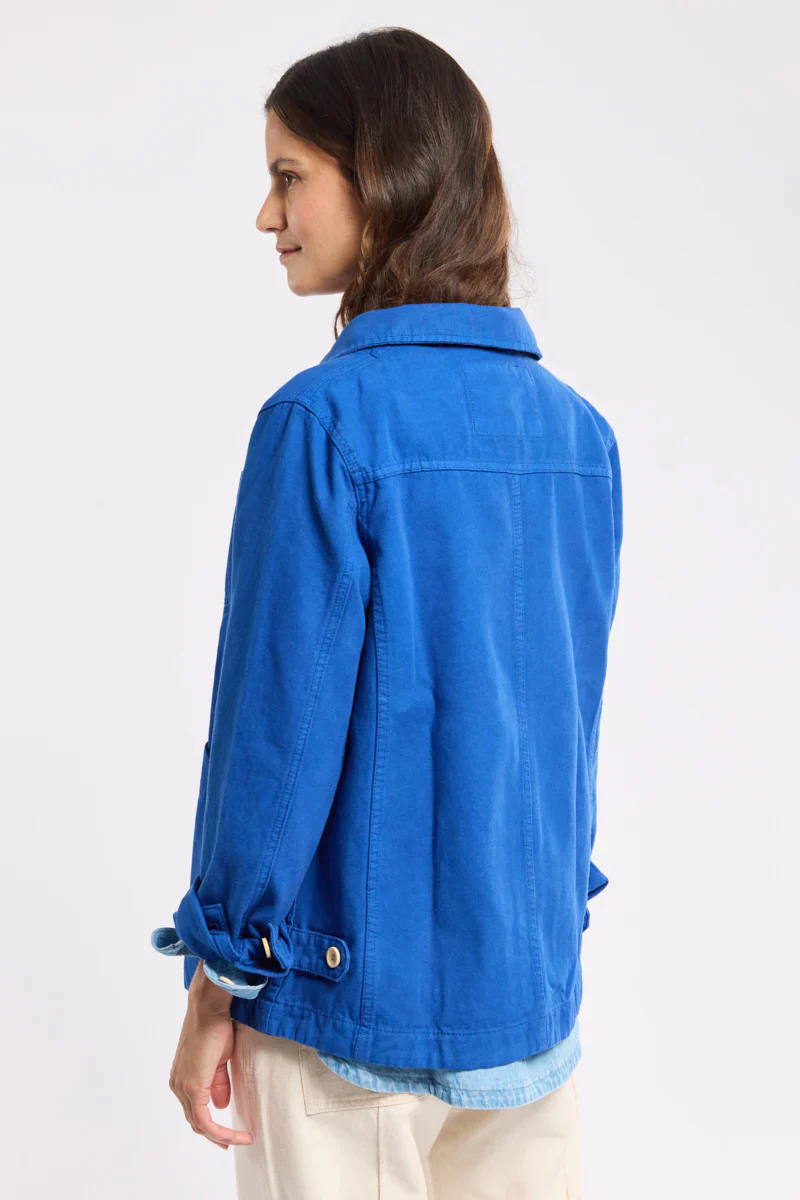 ARMOR LUX WOMEN'S FISHERMAN JACKET HERITAGE - MAZARINE MID BLUE - Image 5