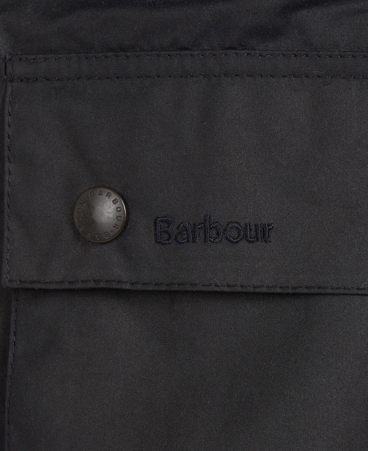 BARBOUR ASHBY WAXED JACKET - NAVY - Image 16