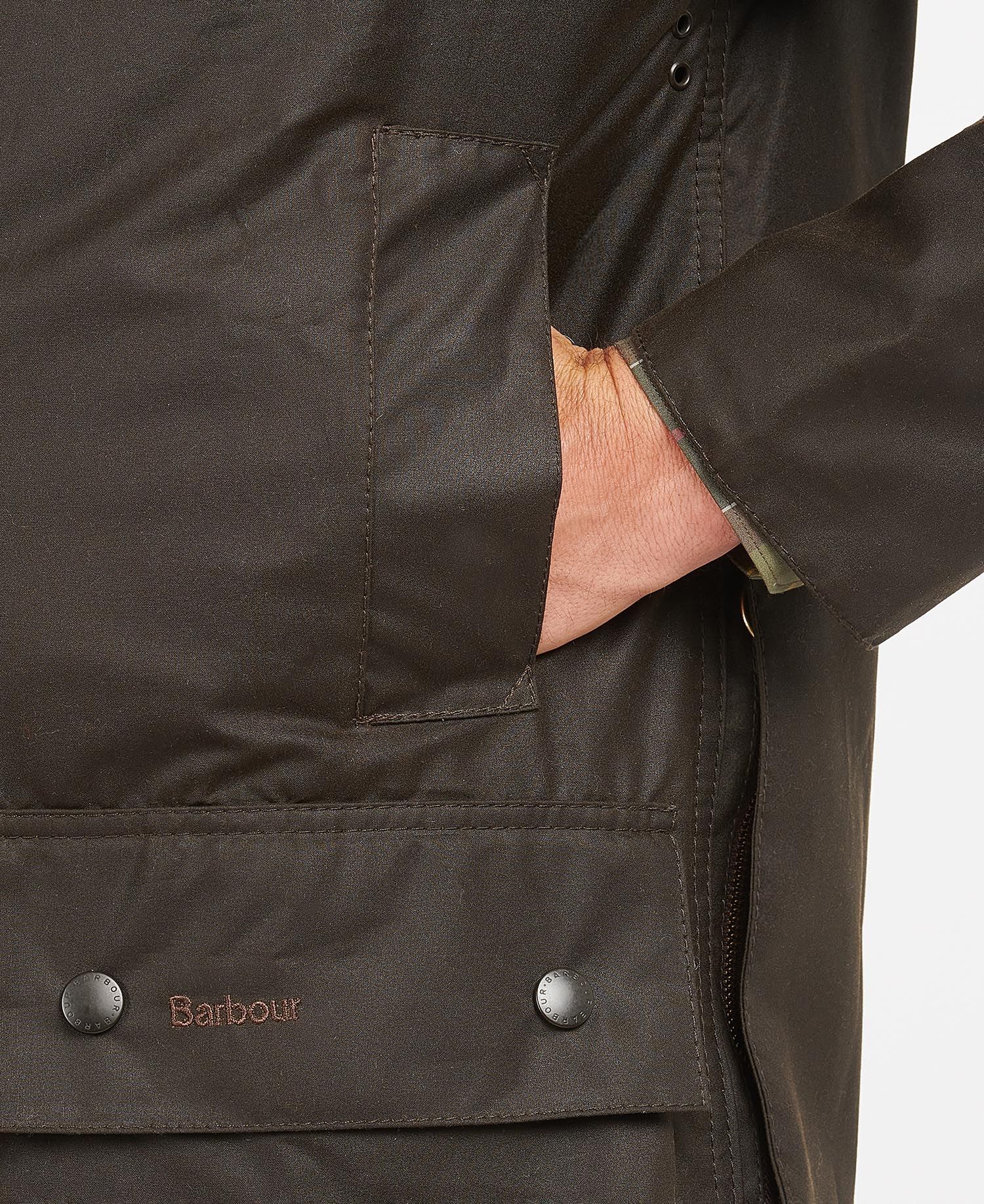 BARBOUR CLASSIC BEAUFORT JACKET - OLIVE - Image 6