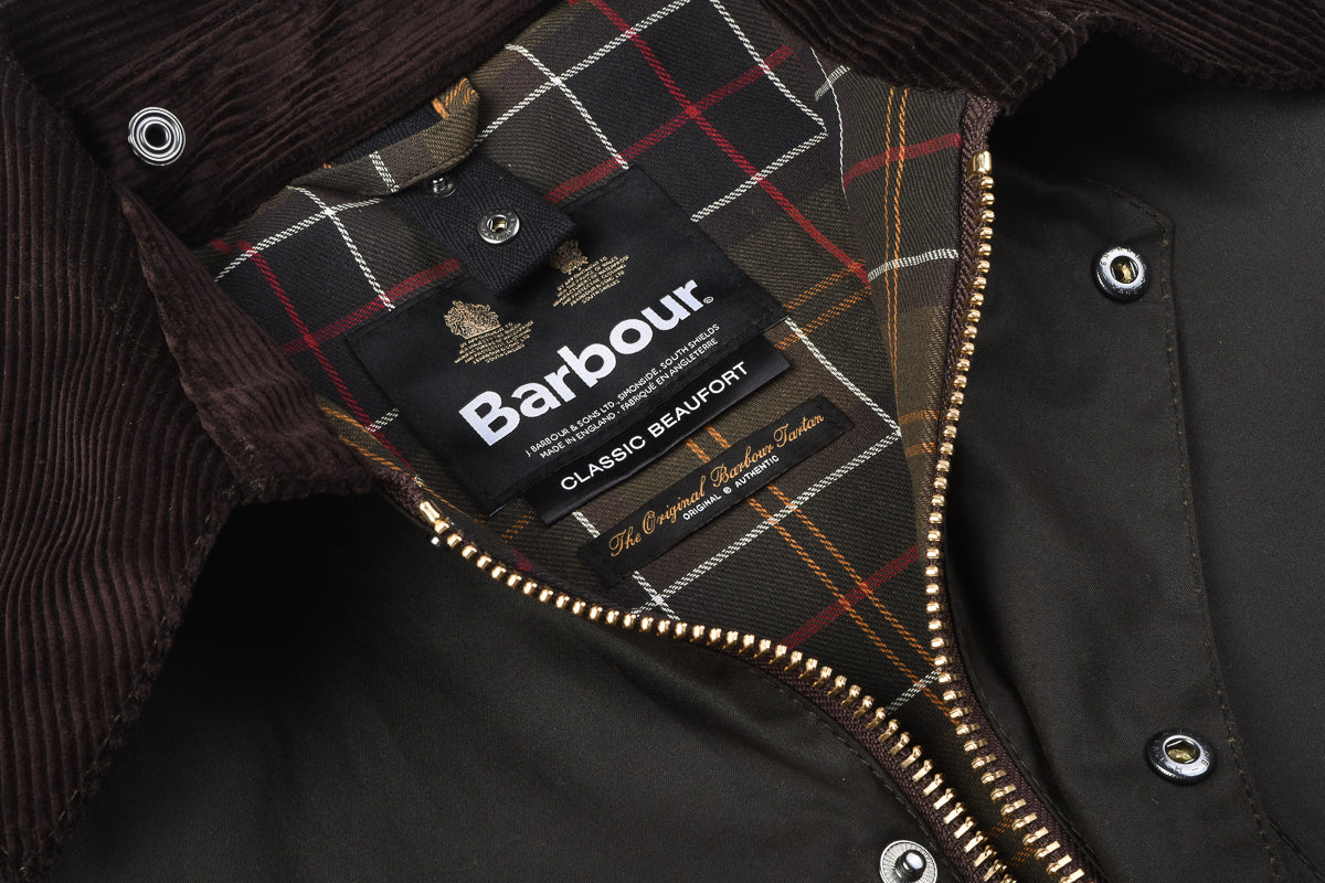 BARBOUR CLASSIC BEAUFORT JACKET - OLIVE - Image 9