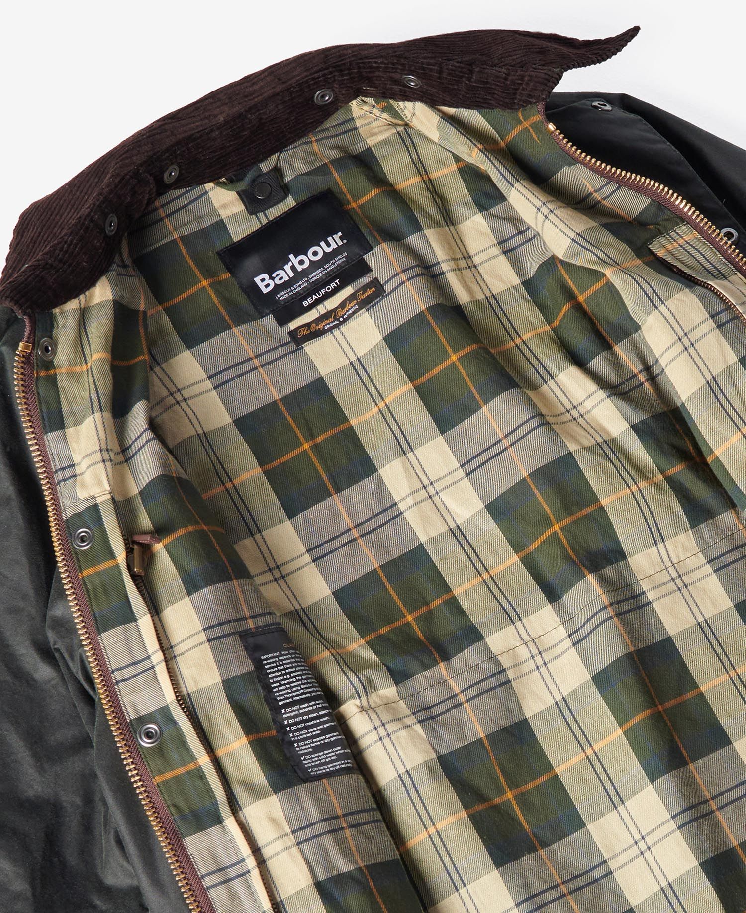 BARBOUR BEAUFORT JACKET - SAGE - Image 5
