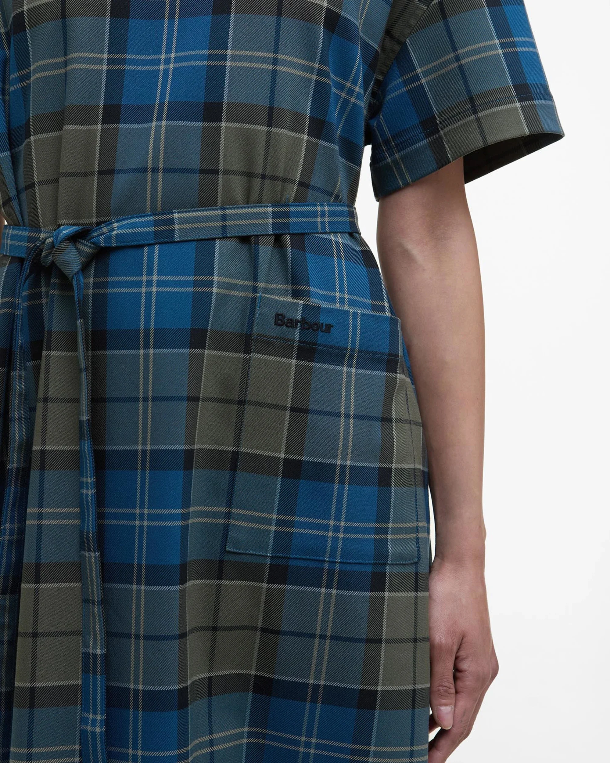 BARBOUR MATILDA TARTAN MAXI DRESS - DUNDEE TARTAN - Image 5