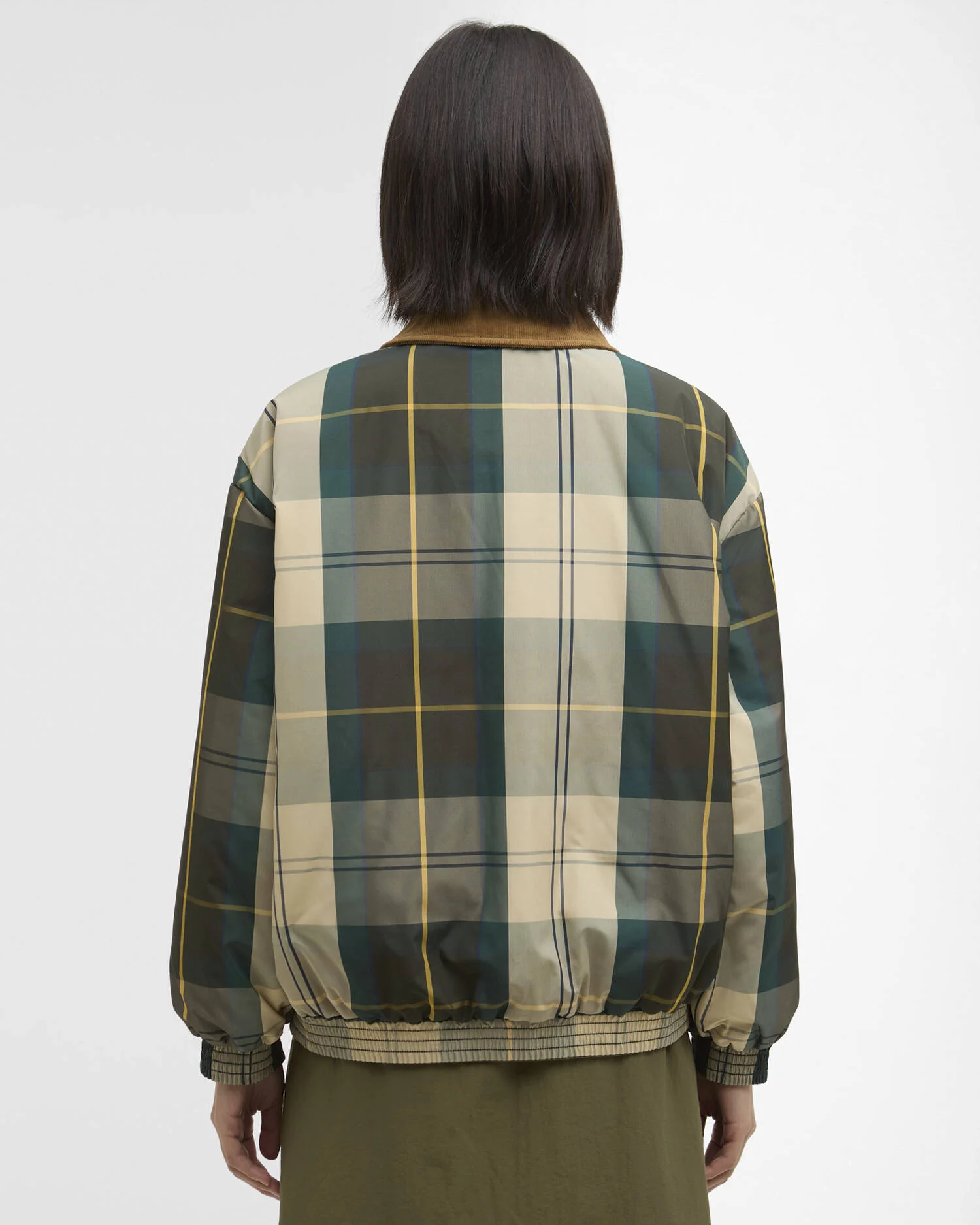 BARBOUR MAUREEN REVERSIBLE CASUAL JACKET - BURNT OLIVE - Image 9