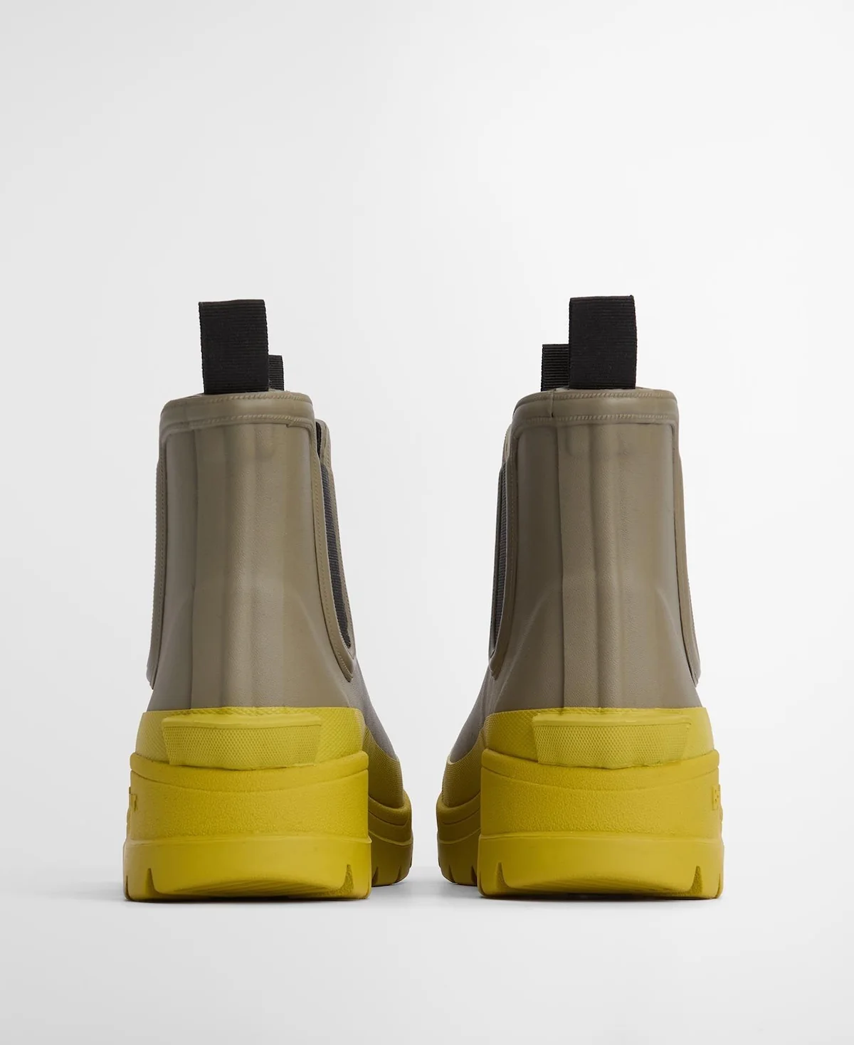 BARBOUR NIMBUS WELLINGTON BOOTS - DUSKY GREEN/ LIMEADE - Image 3