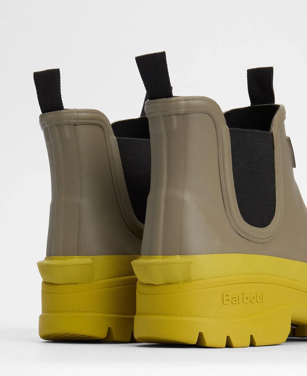 BARBOUR NIMBUS WELLINGTON BOOTS - DUSKY GREEN/ LIMEADE - Image 4