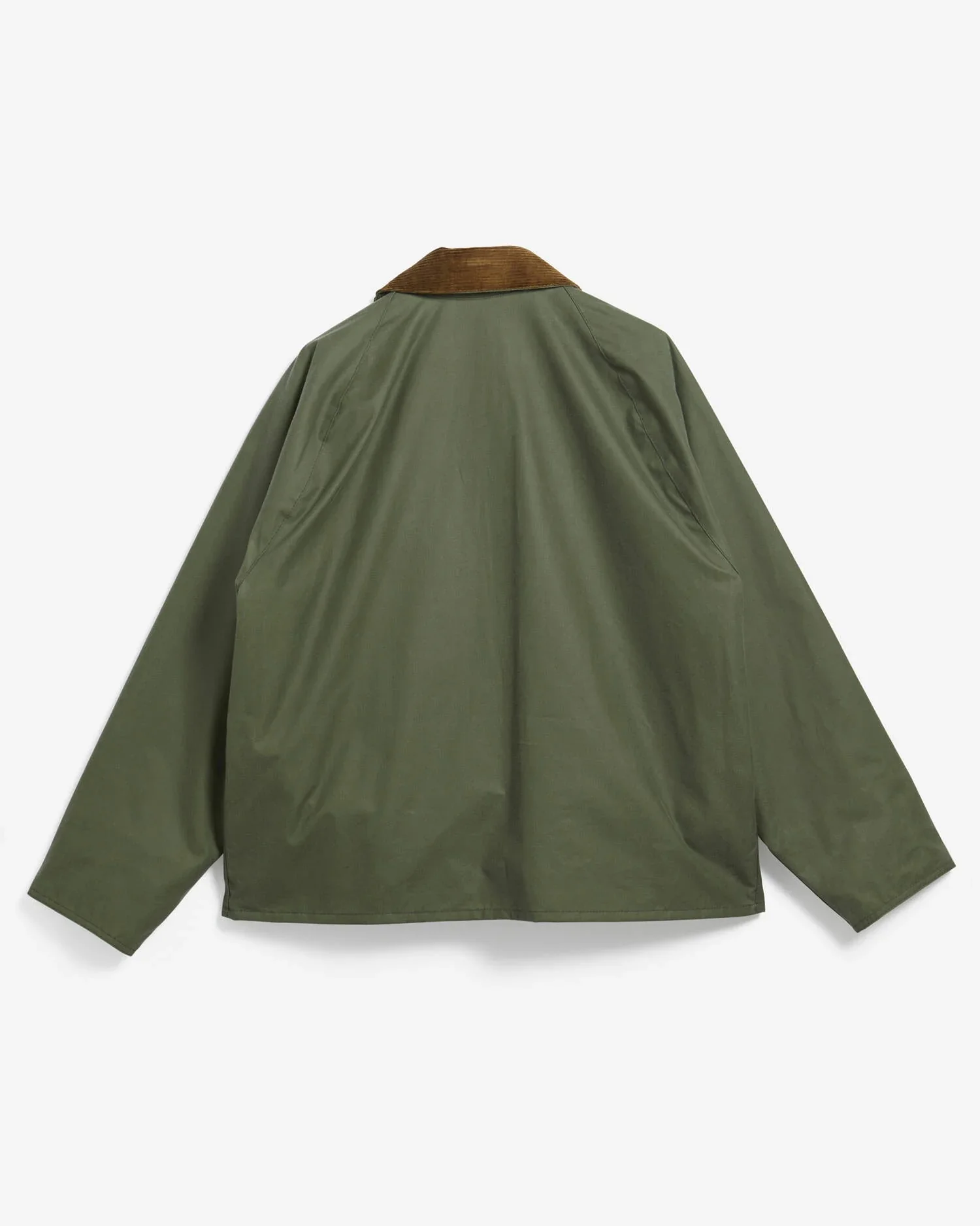 BARBOUR OS TRANSPORT WAXED JACKET - LIGHT MOSS - Image 4