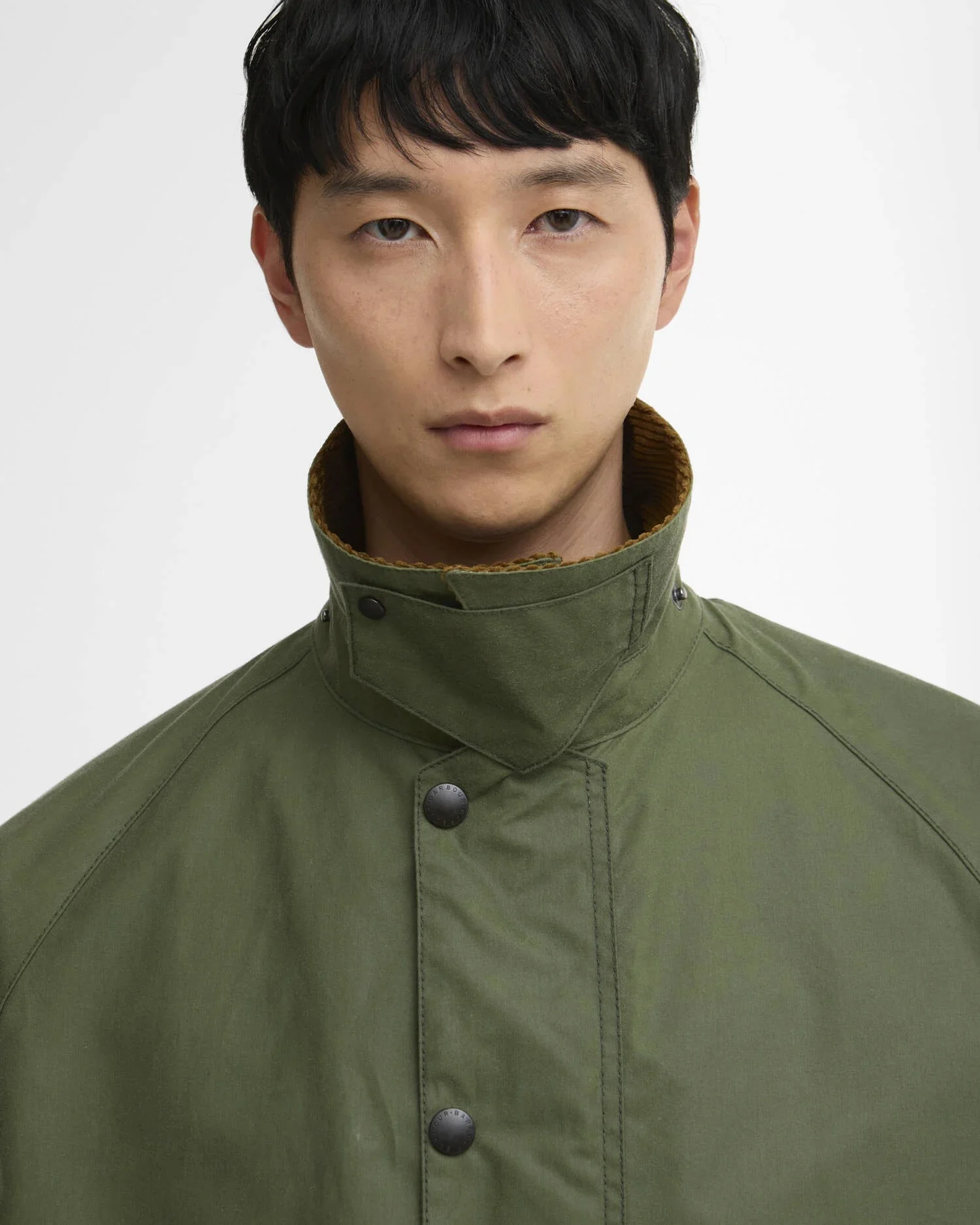 BARBOUR OS TRANSPORT WAXED JACKET - LIGHT MOSS - Image 5
