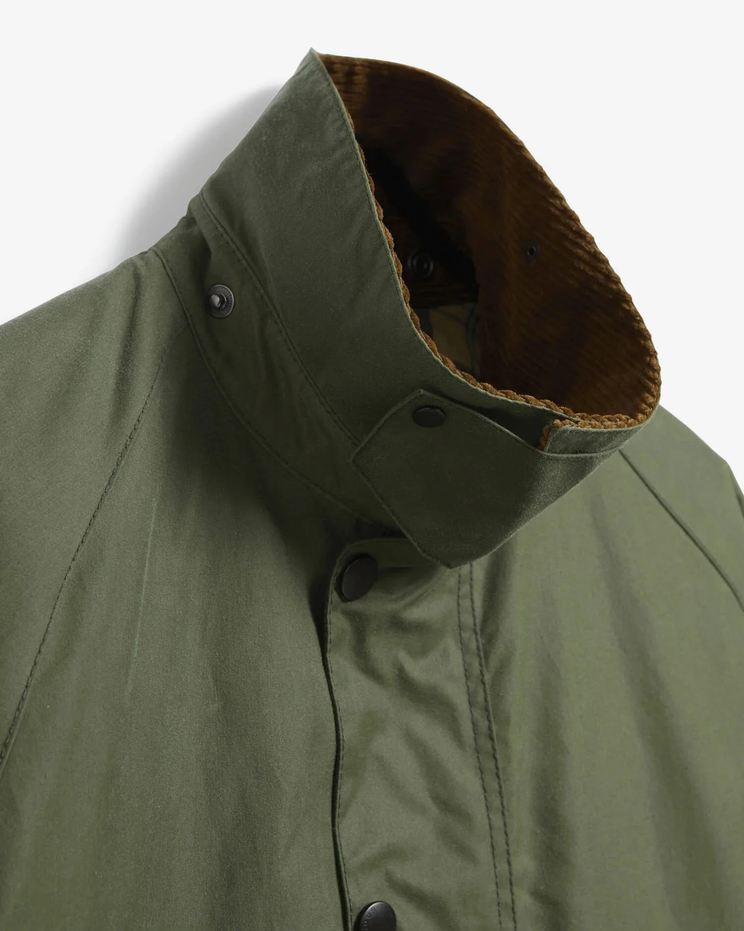 BARBOUR OS TRANSPORT WAXED JACKET - LIGHT MOSS - Image 7