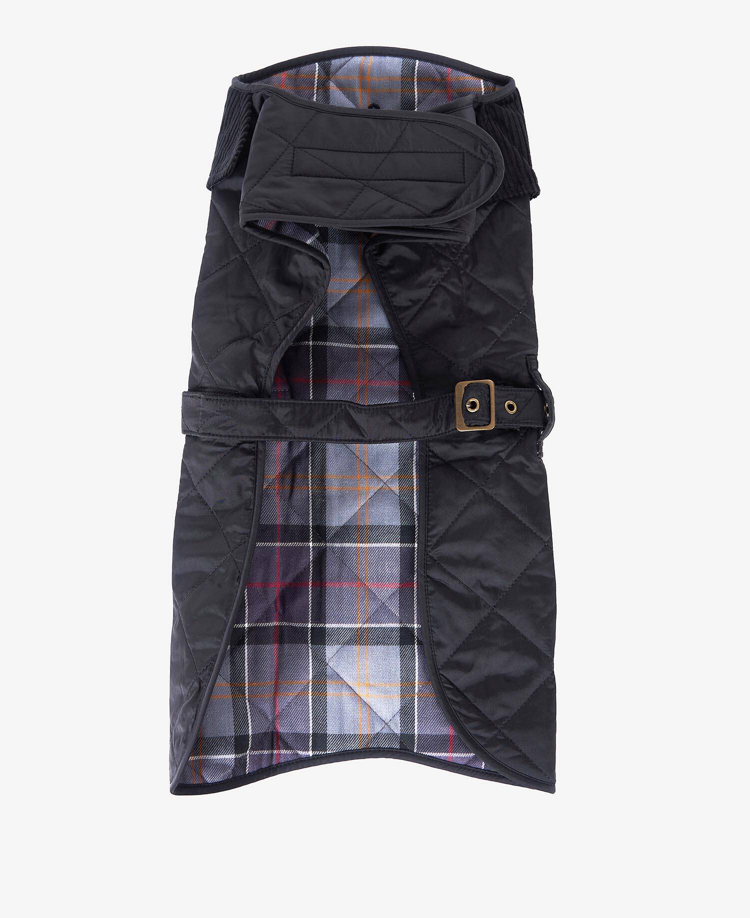 BARBOUR QUILTED DOG COAT - BLACK - Image 7