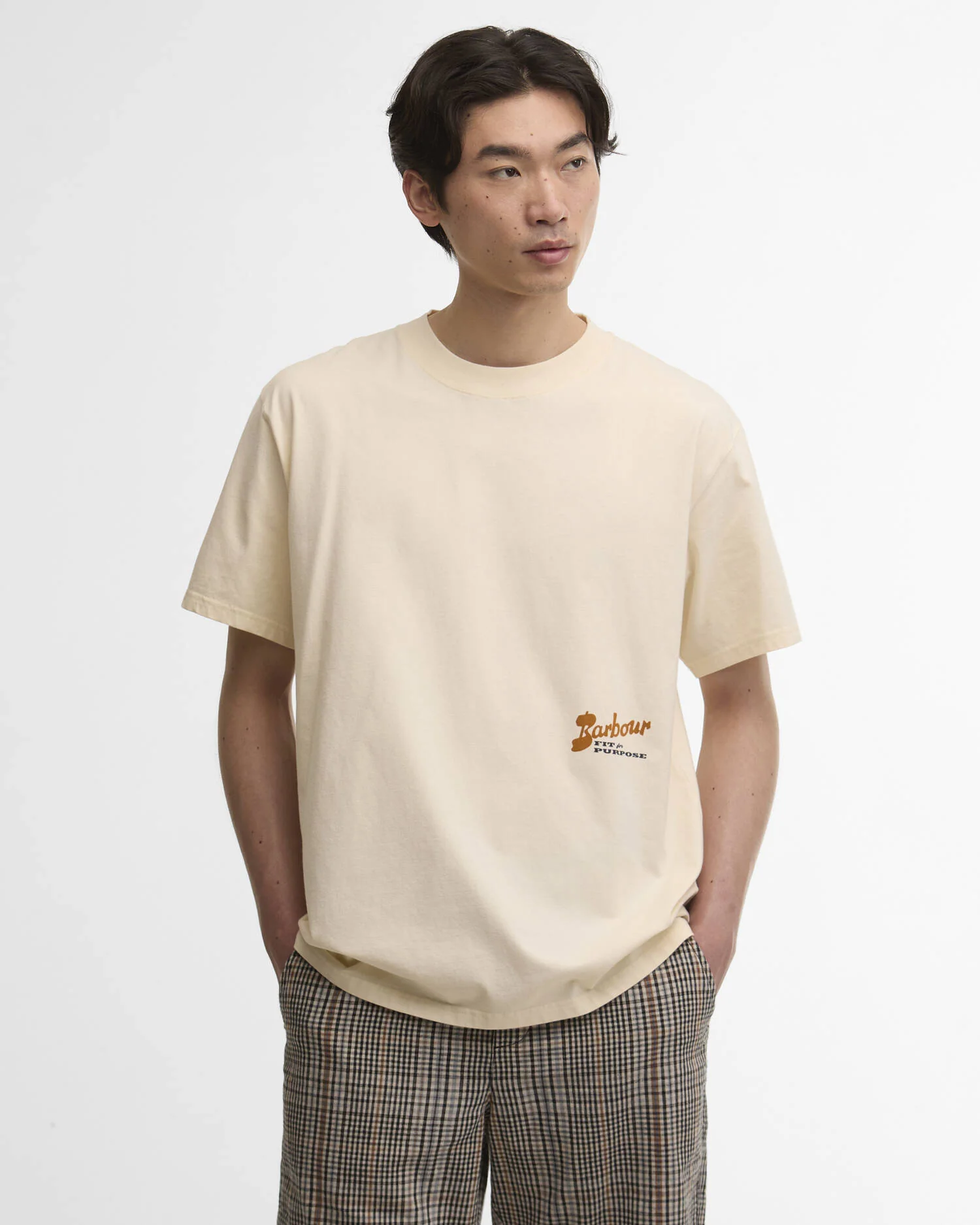 BARBOUR TERRAIN T-SHIRT - NEUTRAL - Image 3