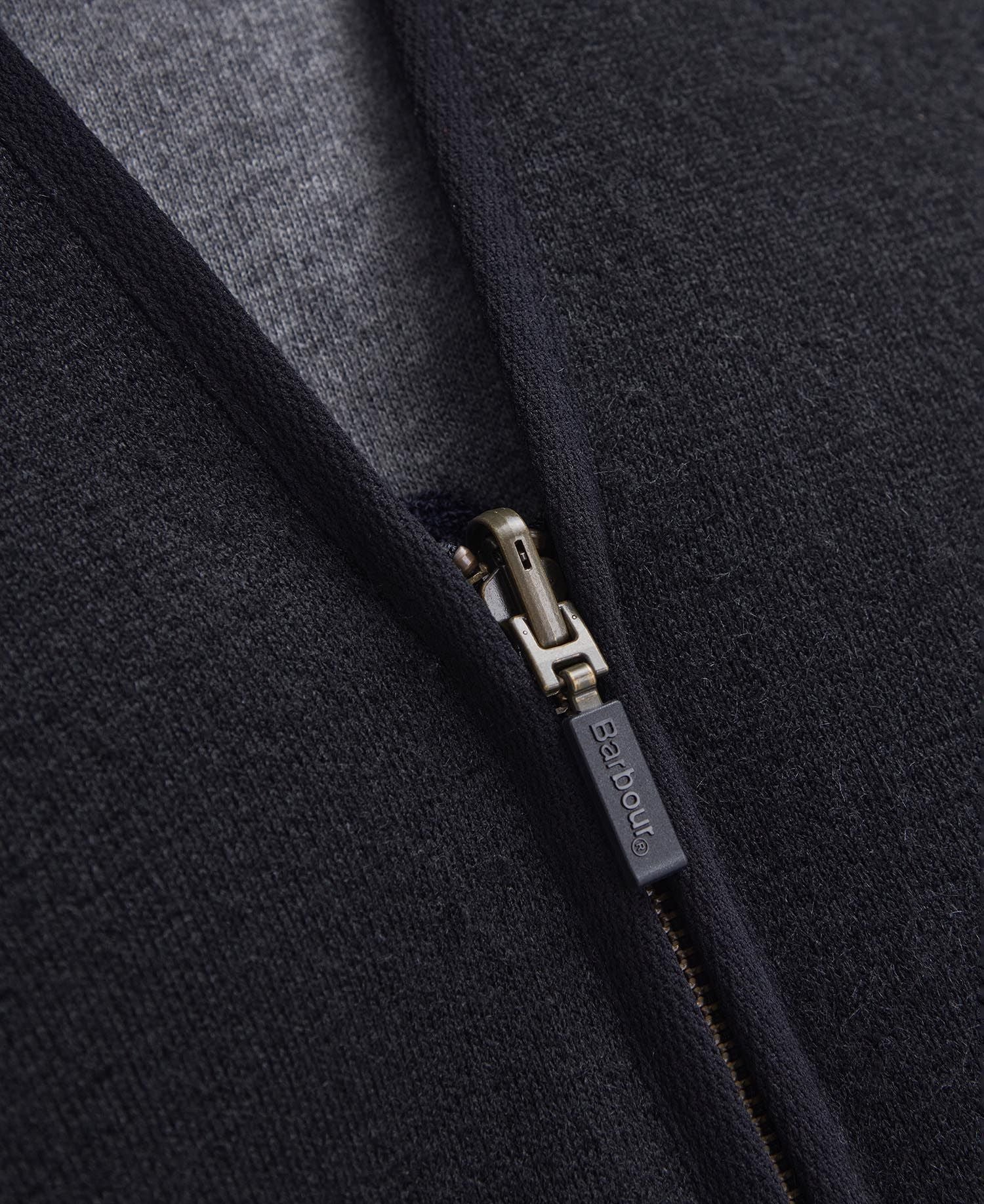 BARBOUR WARM PILE ZIP JACKET LINER - BLACK - Image 6