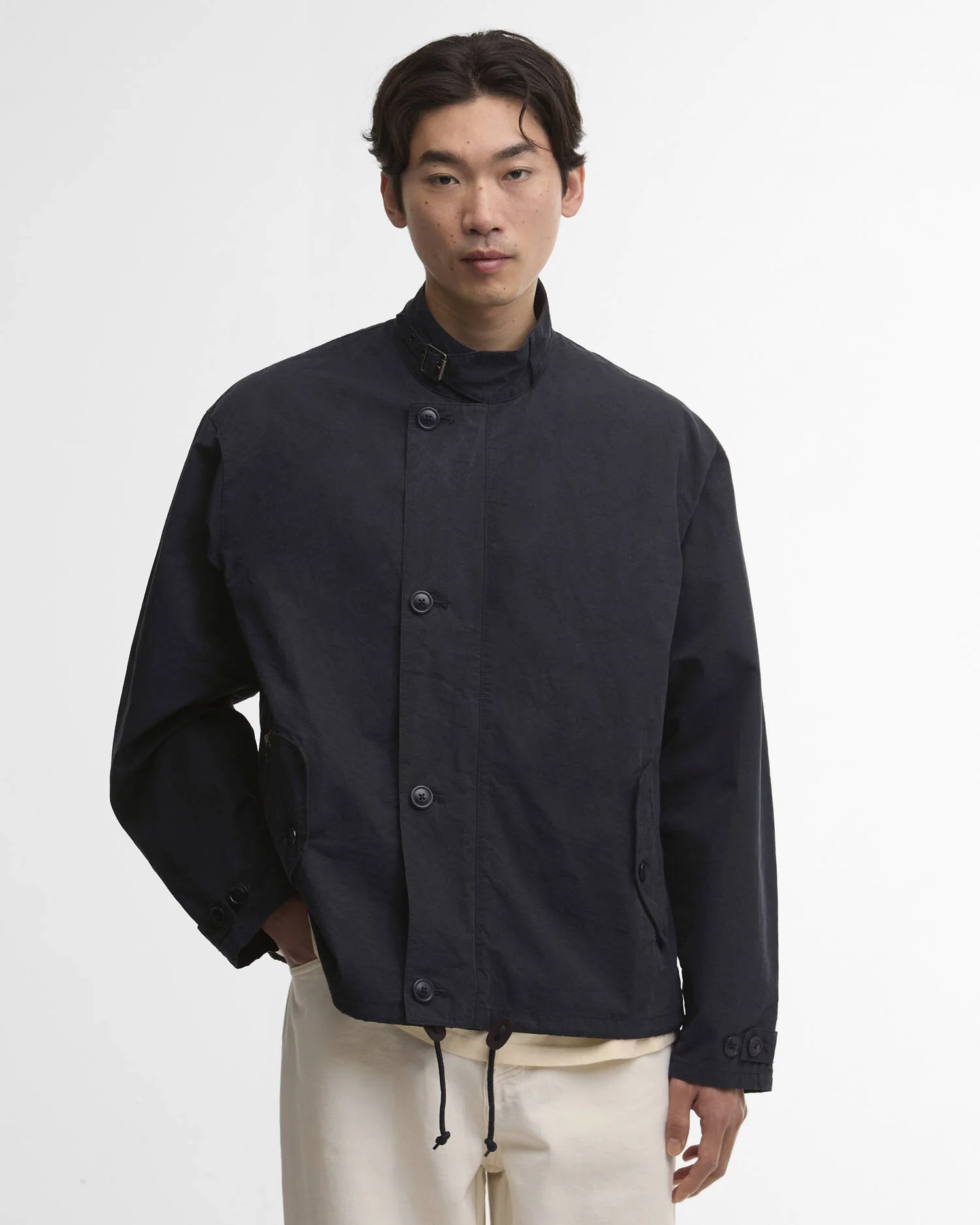 BARBOUR WESTOE MAC JACKET - BLACK - Image 2