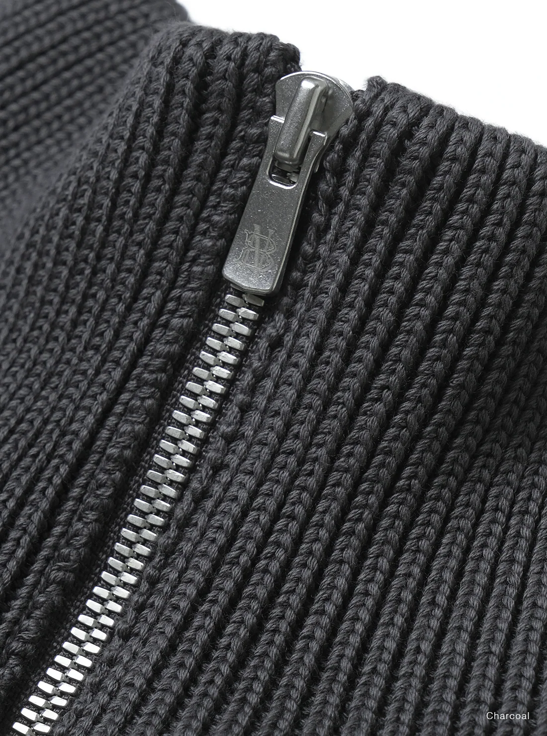 BATONER COTTON SIGNATURE DRIVERS KNIT - CHARCOAL - Image 3