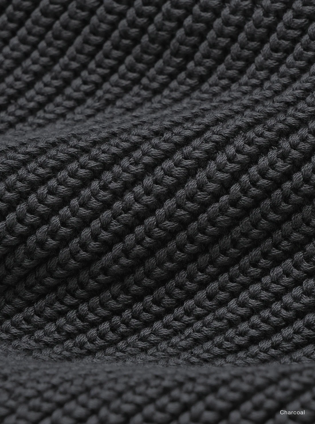 BATONER COTTON SIGNATURE DRIVERS KNIT - CHARCOAL - Image 8