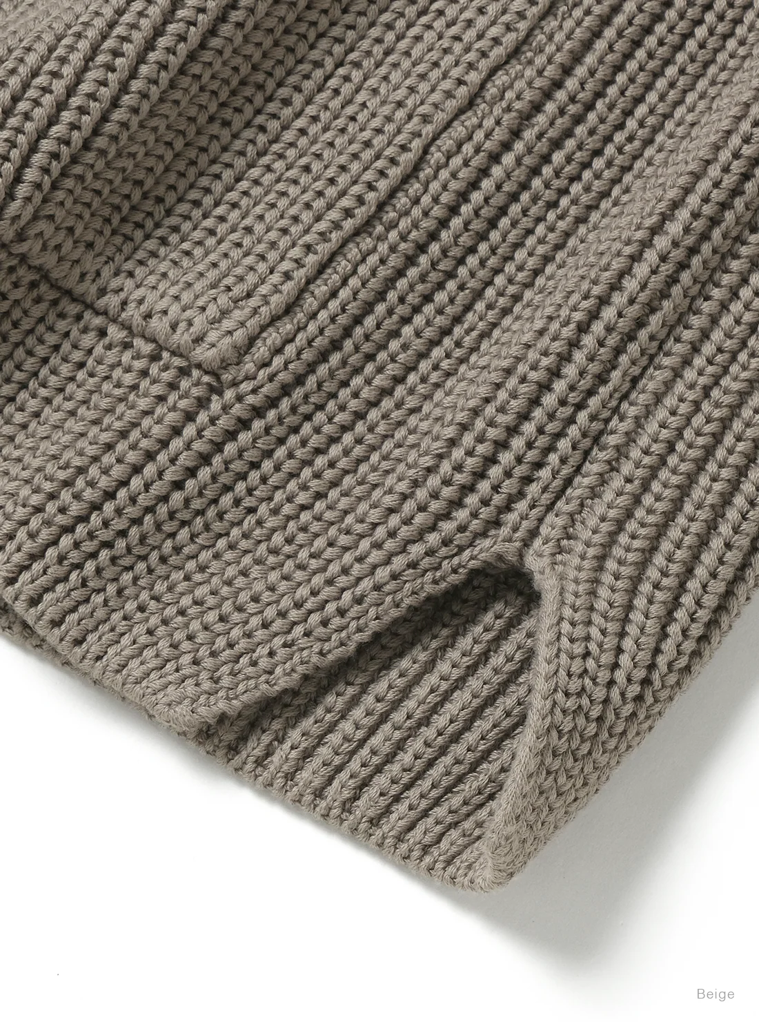 BATONER COTTON SIGNATURE WASO CARDIGAN - CHARCOAL - Image 7
