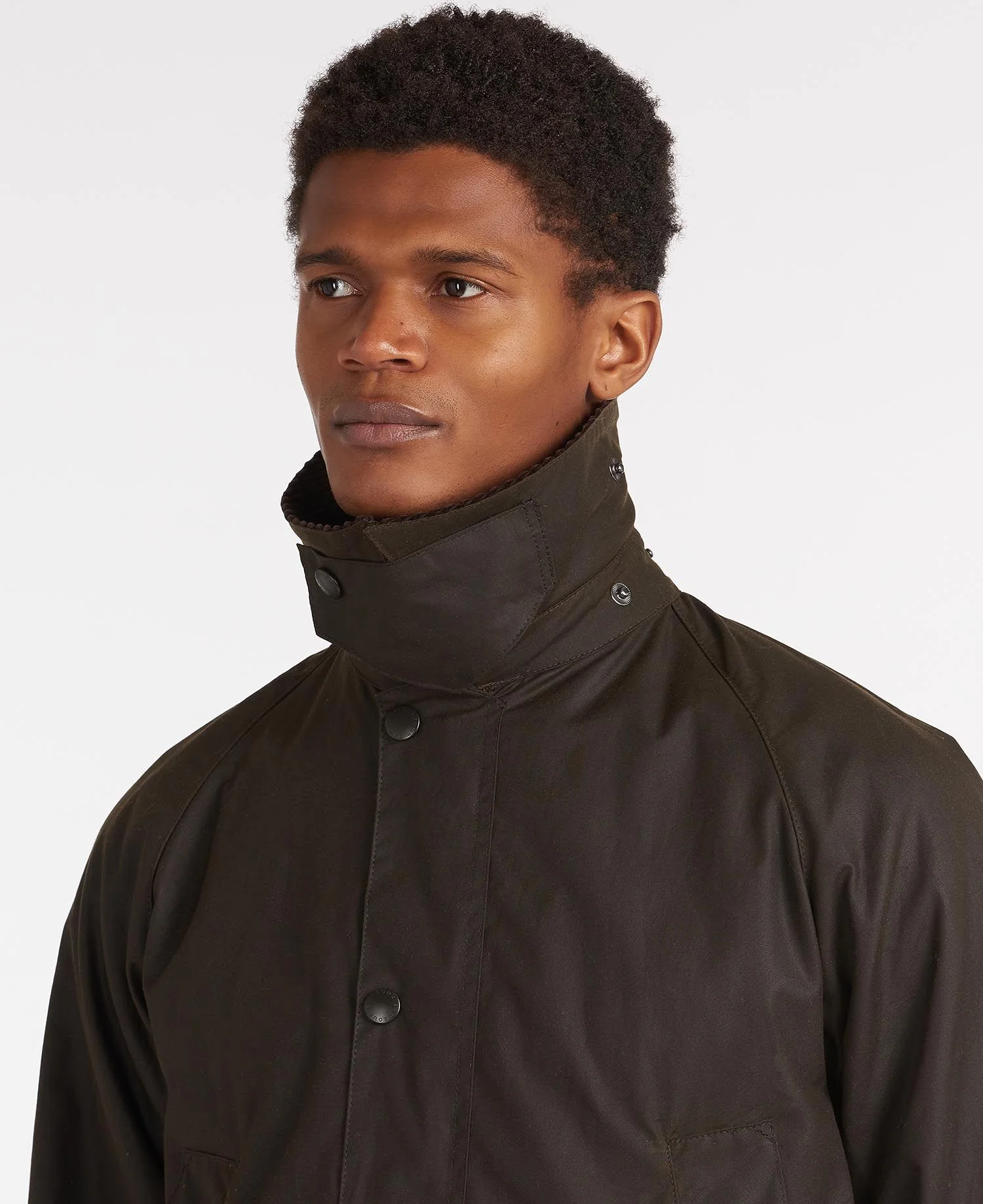BARBOUR BEDALE WAX JACKET - OLIVE - Image 5