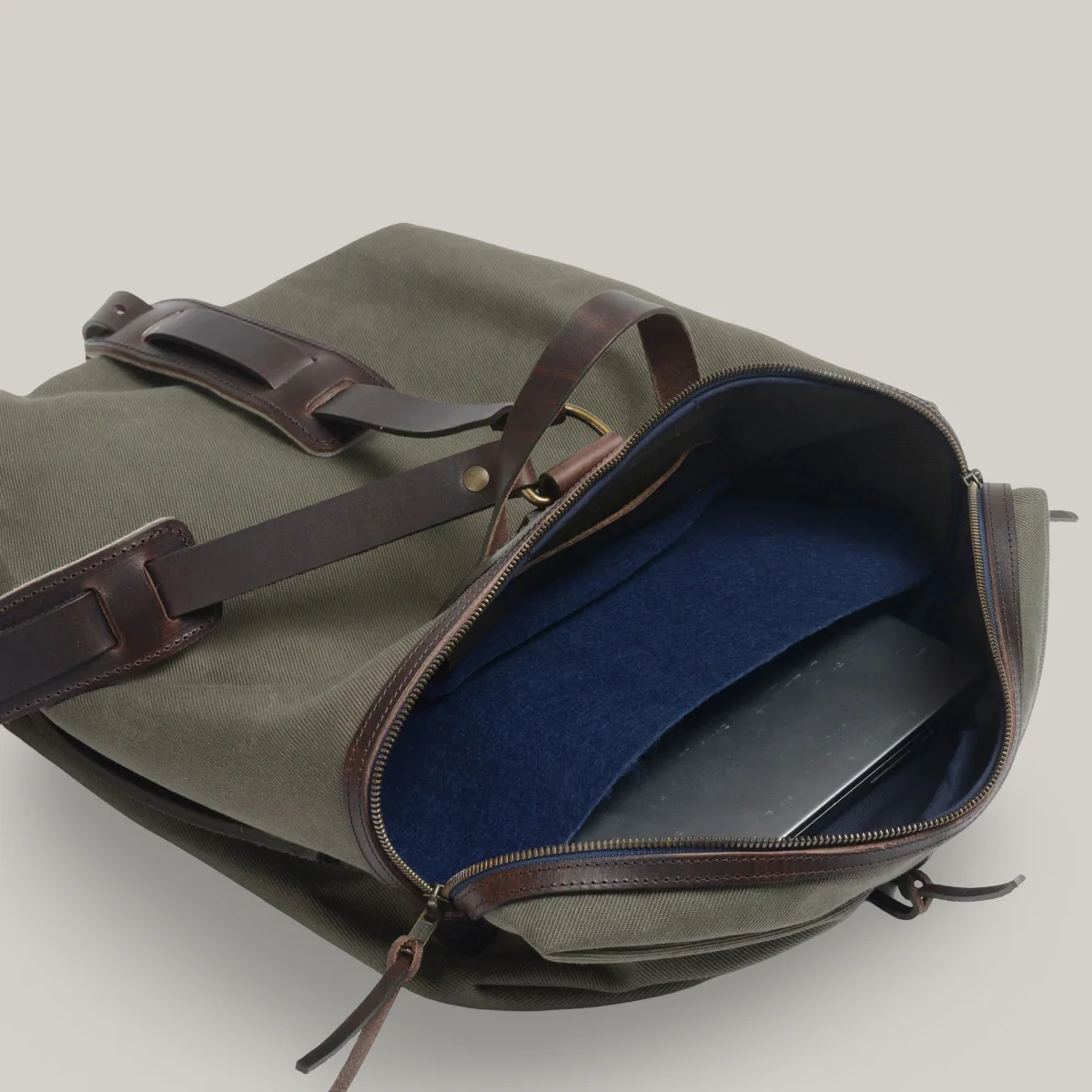 BLEU DE CHAUFFE ARCANA BACKPACK - KHAKI - Image 4
