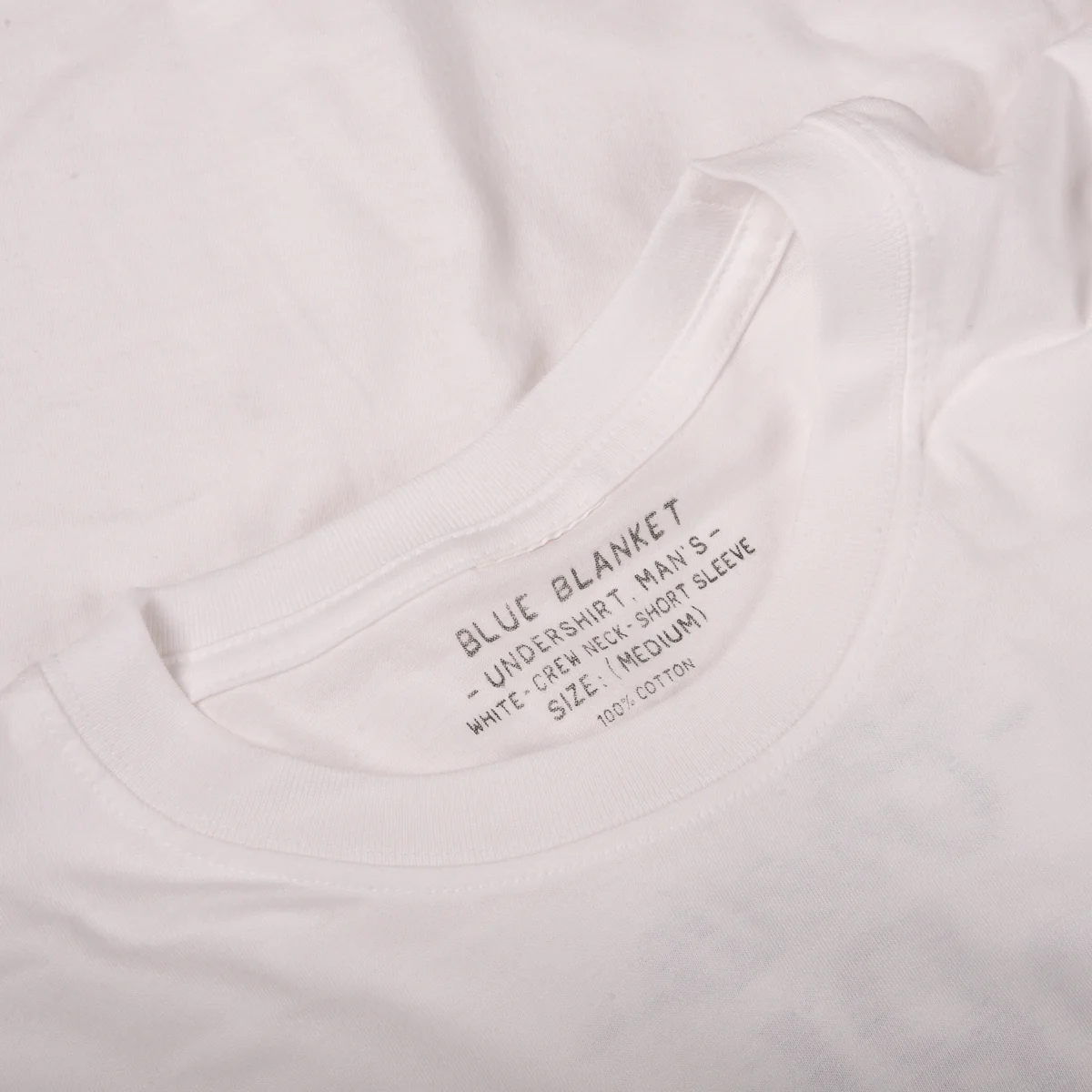 BLUE BLANKET JEANS TS9-IT78 TUBULAR LOGO T-SHIRT - WHITE - Image 8