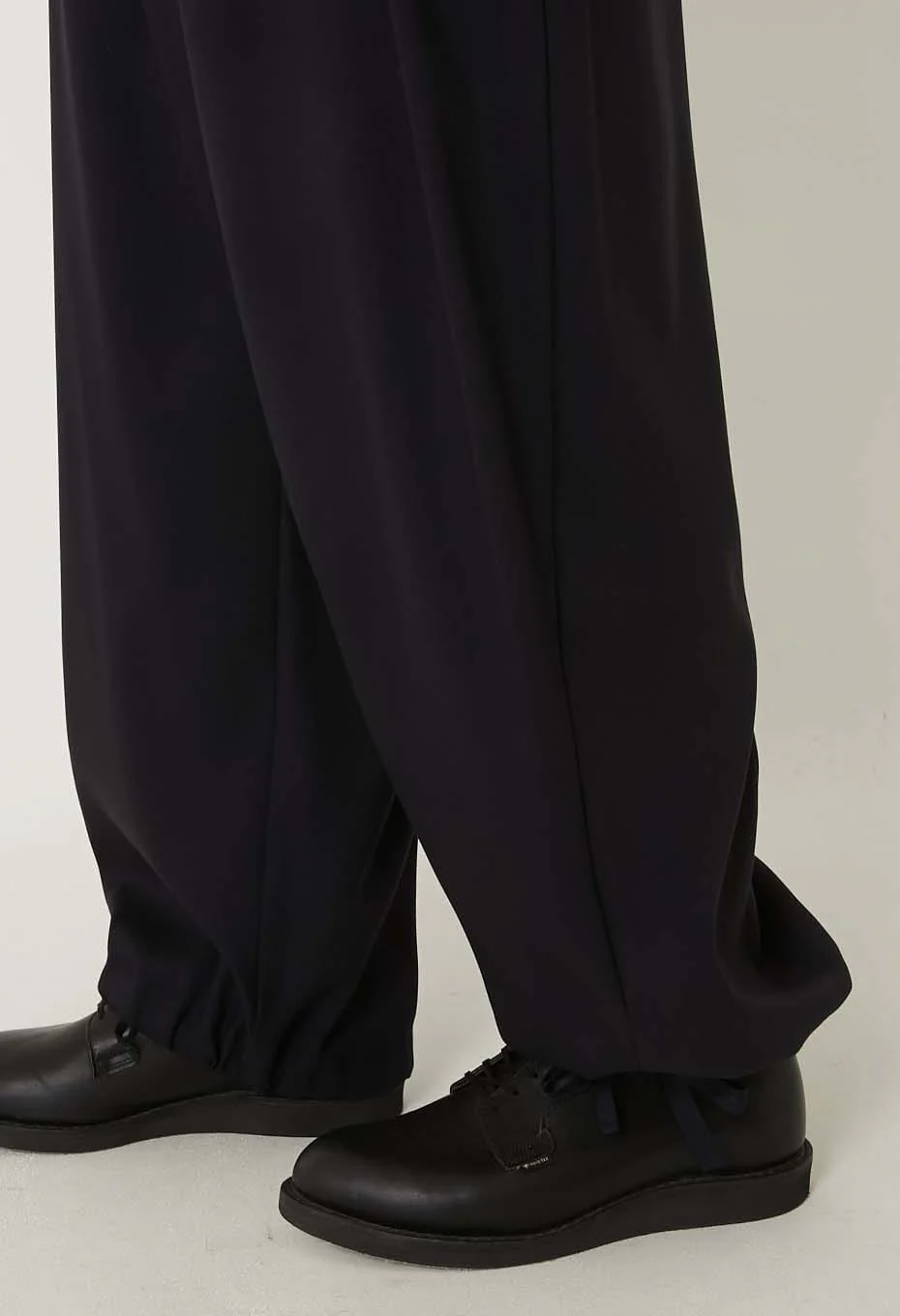 BLUE BLUE JAPAN STRETCH DRY TWILL FULL WIDE PANTS - DARK NAVY - Image 7