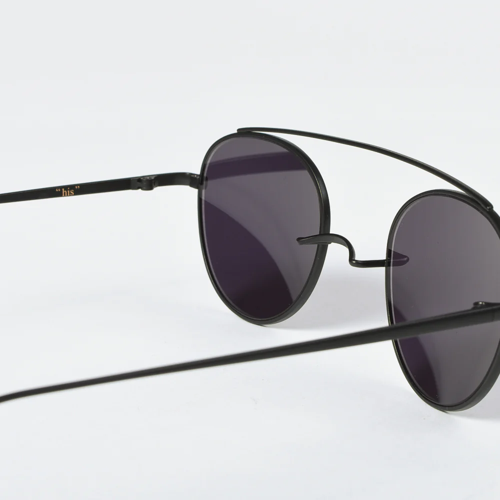 BUDDY OPTICAL HIS TITANIUM SUNGLASSES - MATTE BLACK - Image 6