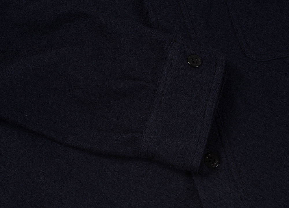 BUZZ RICKSON CPO SHIRT LS WOOL FLANNEL - NAVY - Image 8