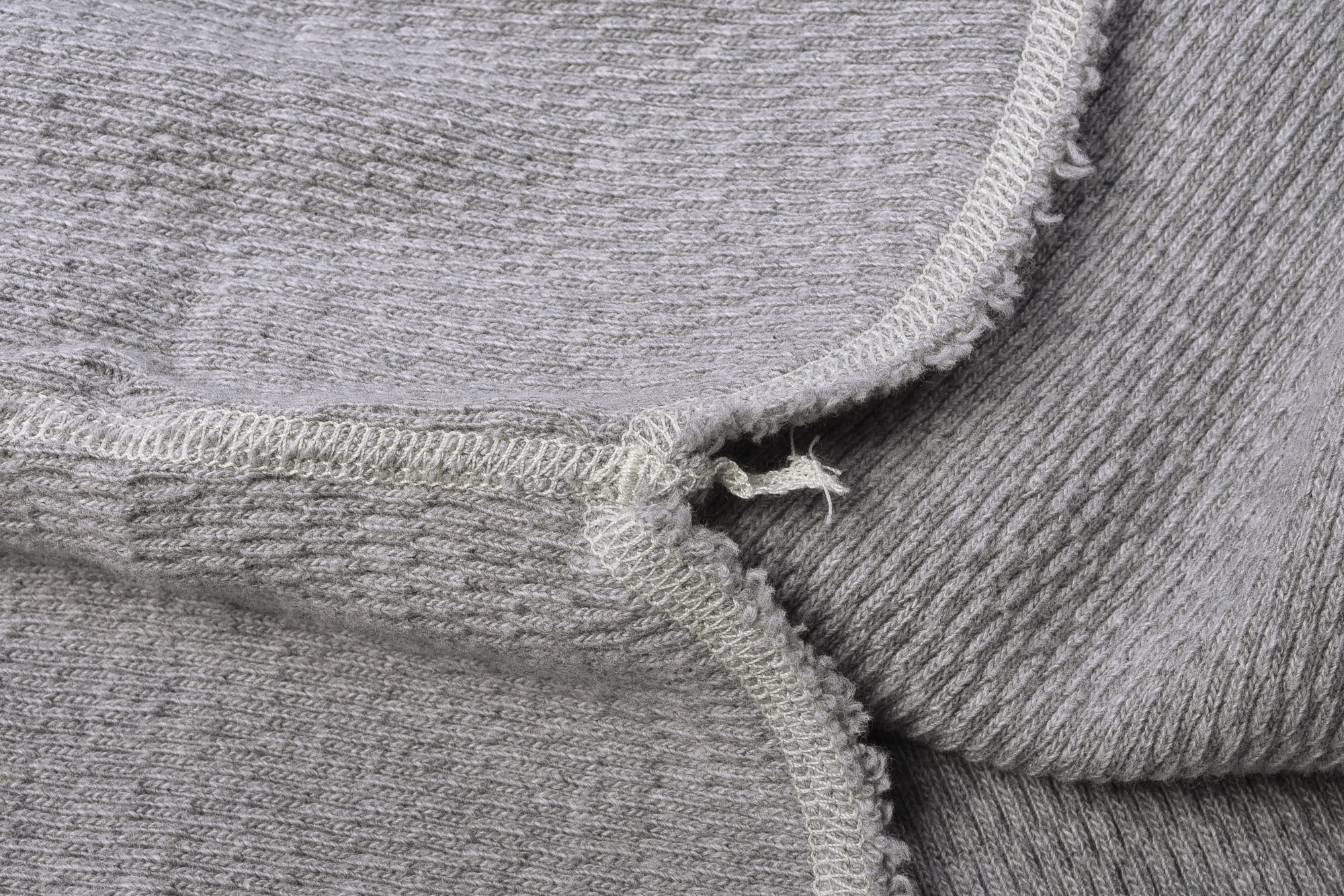 BUZZ RICKSON HENLEY NECK THERMAL - GREY - Image 3