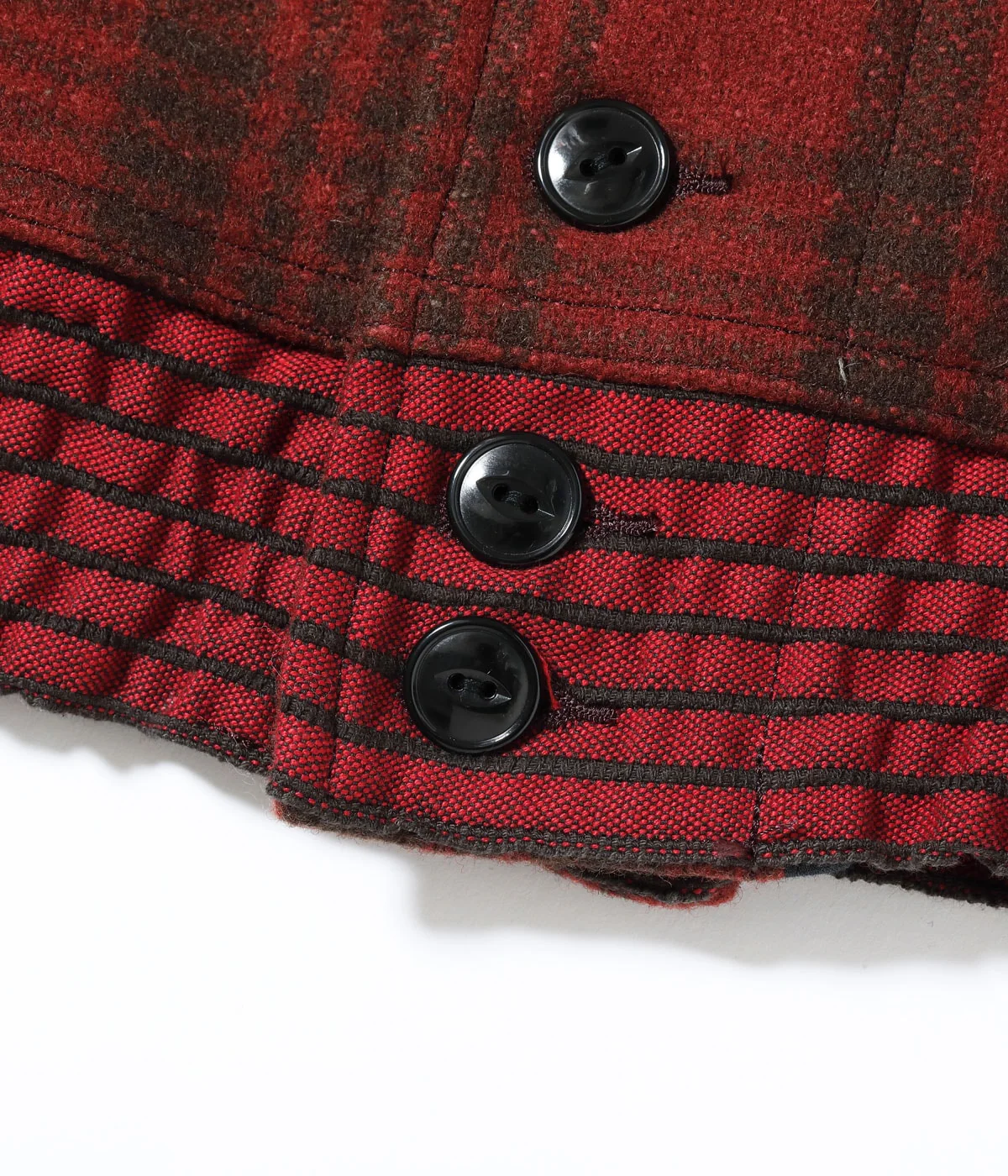 BUZZ RICKSON WOOL CIVILIAN CONSERVATION CORPS JACKET - RED PLAID - Image 8