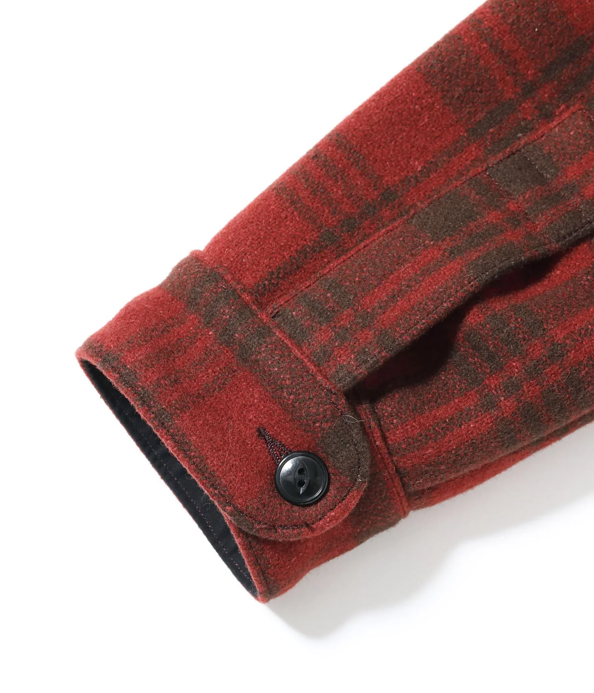 BUZZ RICKSON WOOL CIVILIAN CONSERVATION CORPS JACKET - RED PLAID - Image 9