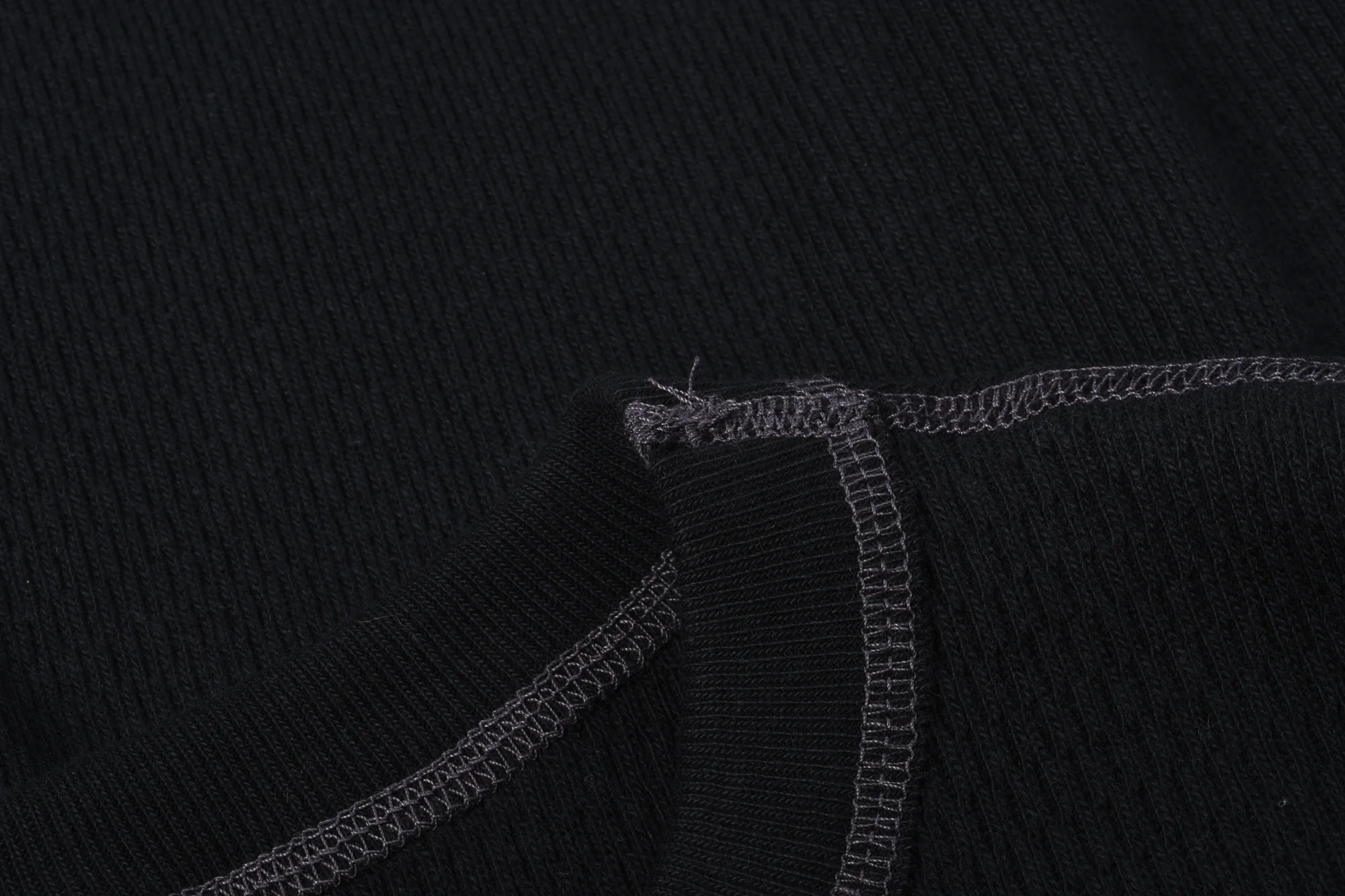 BUZZ RICKSON WAFFLE KNIT THERMAL - BLACK - Image 5