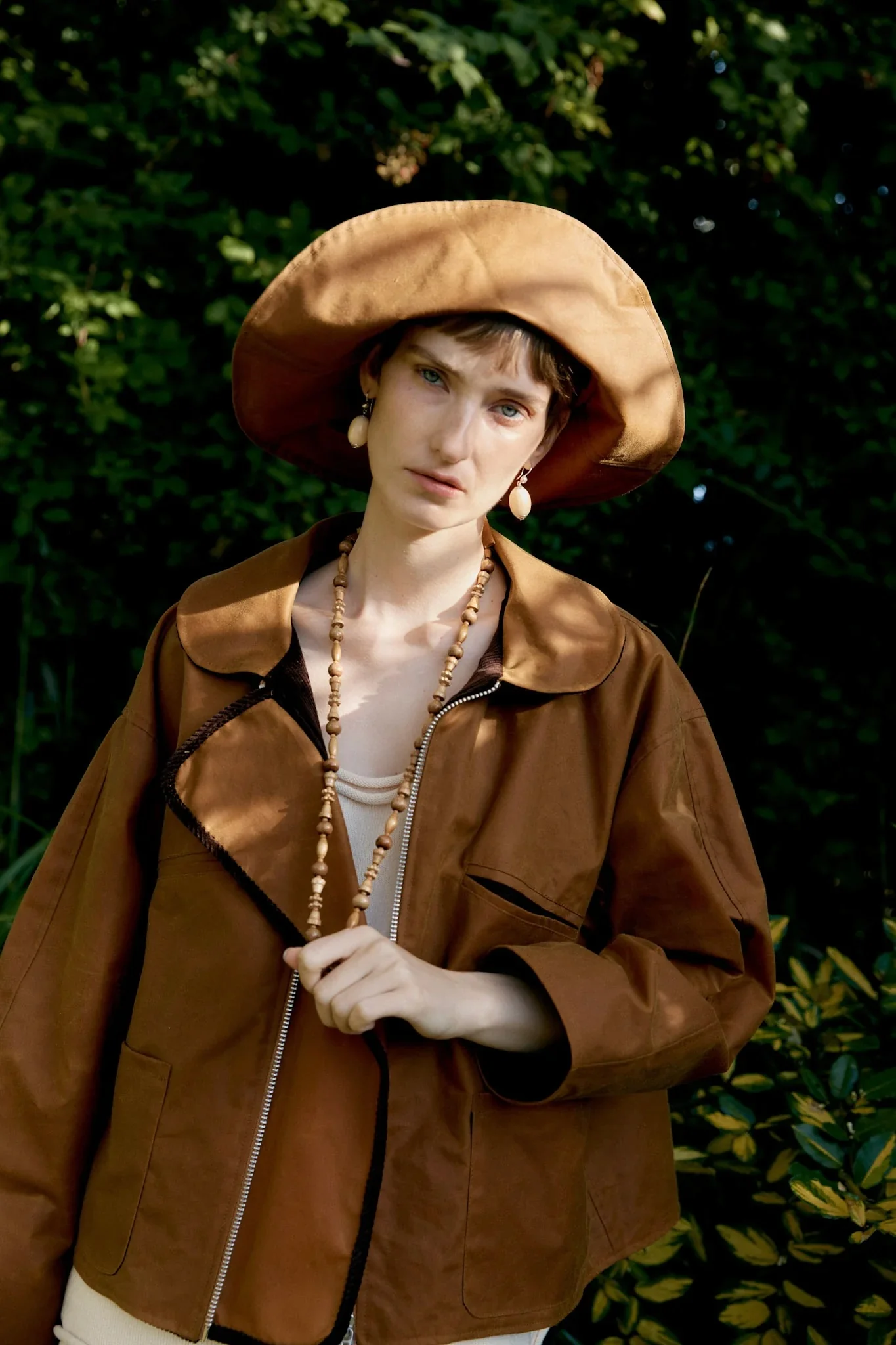 CAWLEY BRITISH OILSKIN SUN HAT - GOLD - Image 6