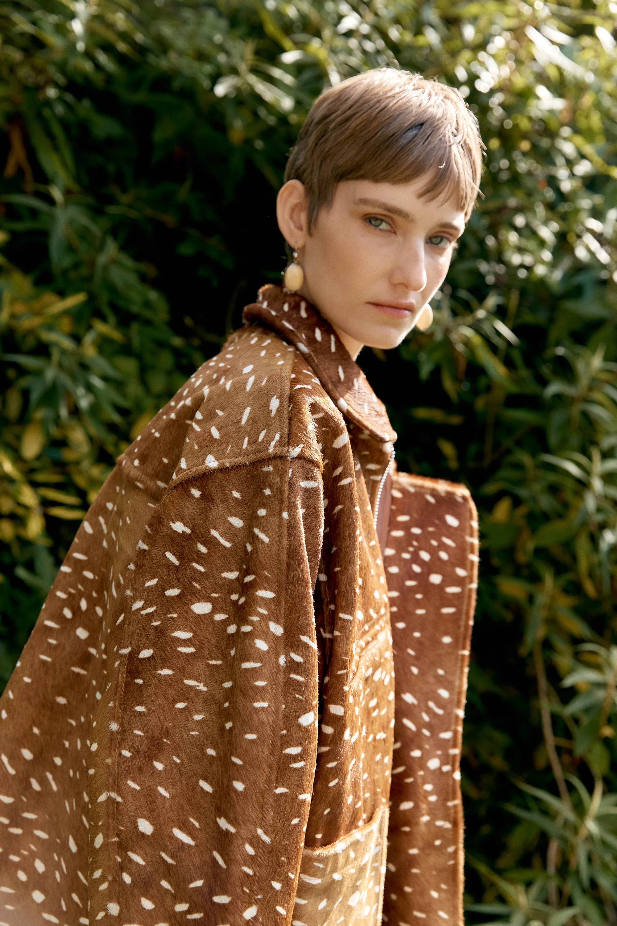 CAWLEY DEER PRINT FLYING JACKET - DEER - Image 3