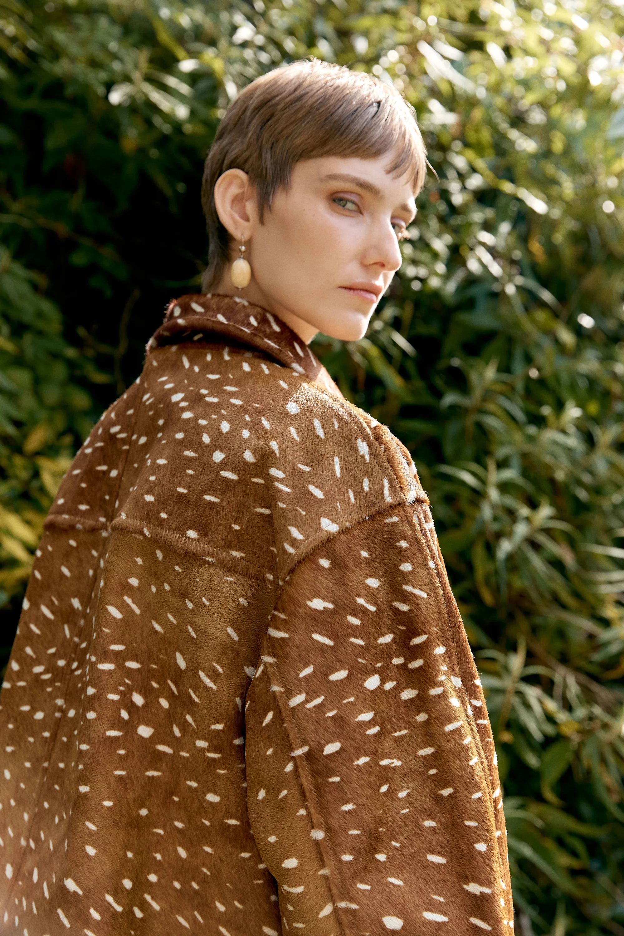 CAWLEY DEER PRINT FLYING JACKET - DEER - Image 5