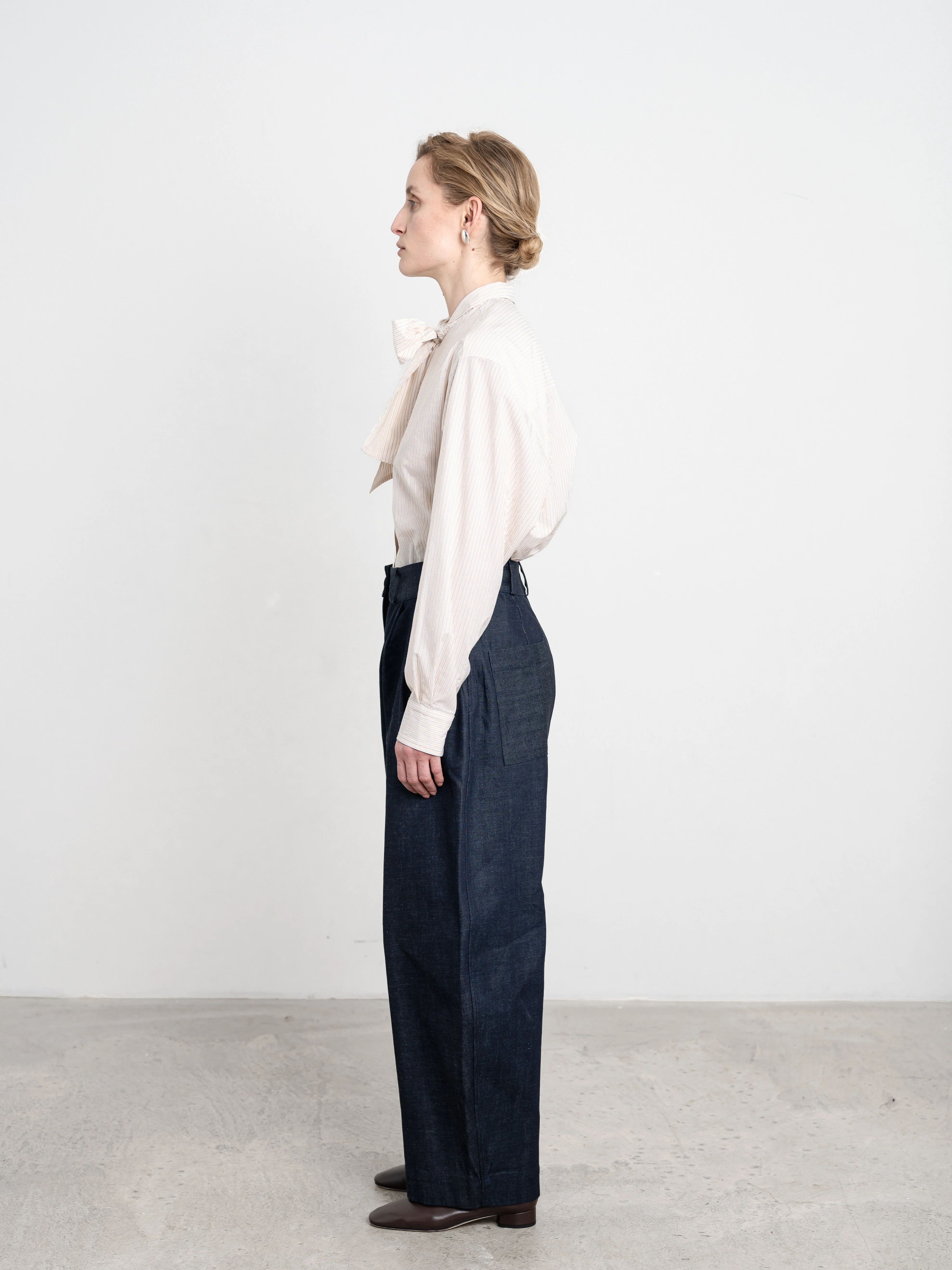 CAWLEY JAPANESE DENIM ROBYN TROUSER - Image 3