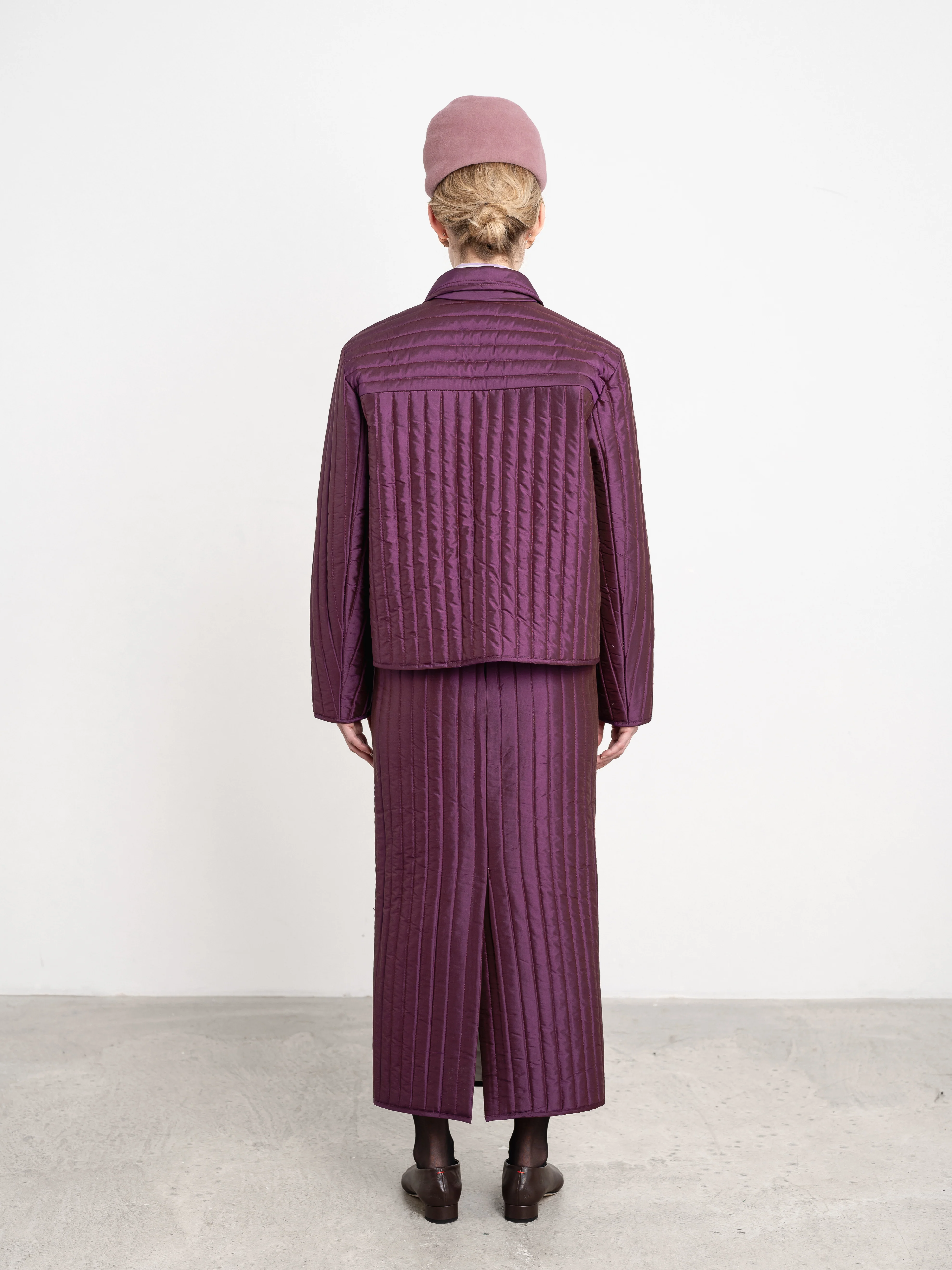CAWLEY QUILTED SILK ADA JACKET - Image 4