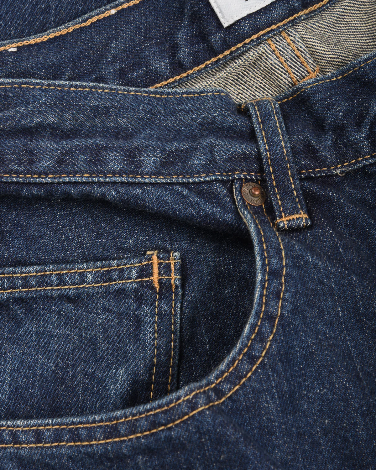 CIOTA WIDE BAGGY 5 POCKET PANTS - DEEP BLUE - Image 6