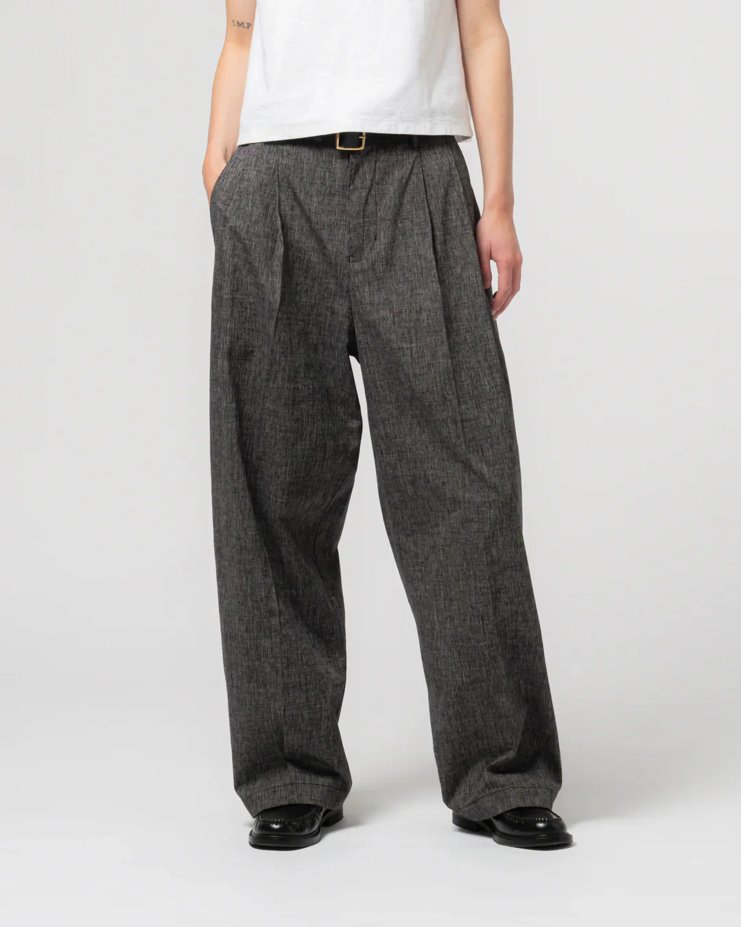 EAT DUST AMBASSADOR PANTS - GIORGIO COTTON - ASPHALT - Image 5