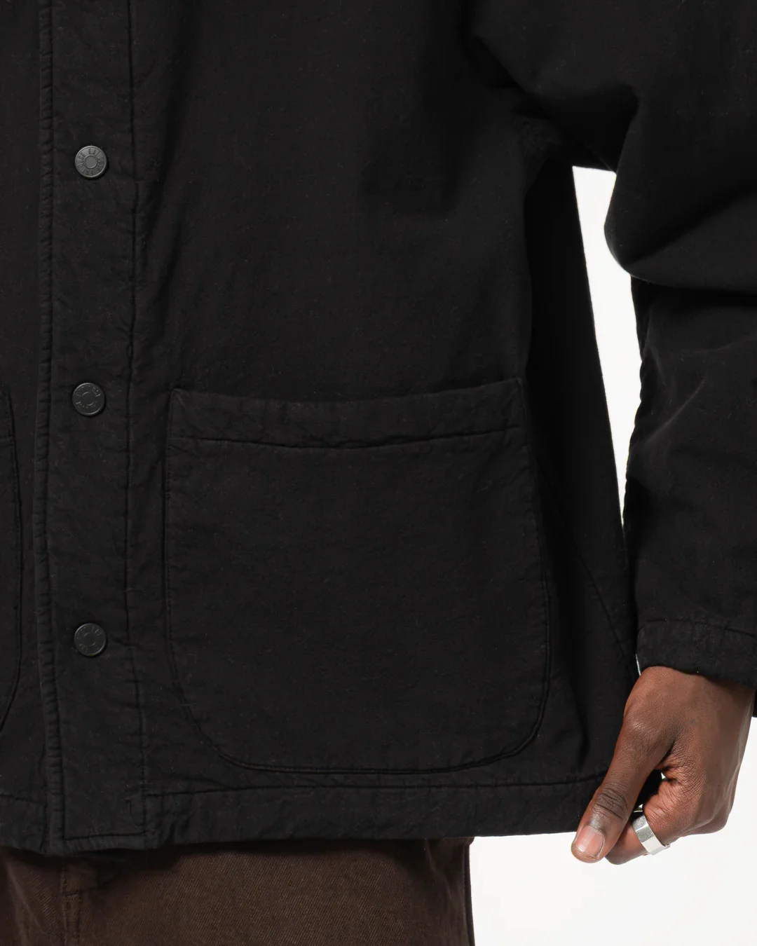 EAT DUST QUILTED SONORA JACKET -  FADED BLACK - Image 7