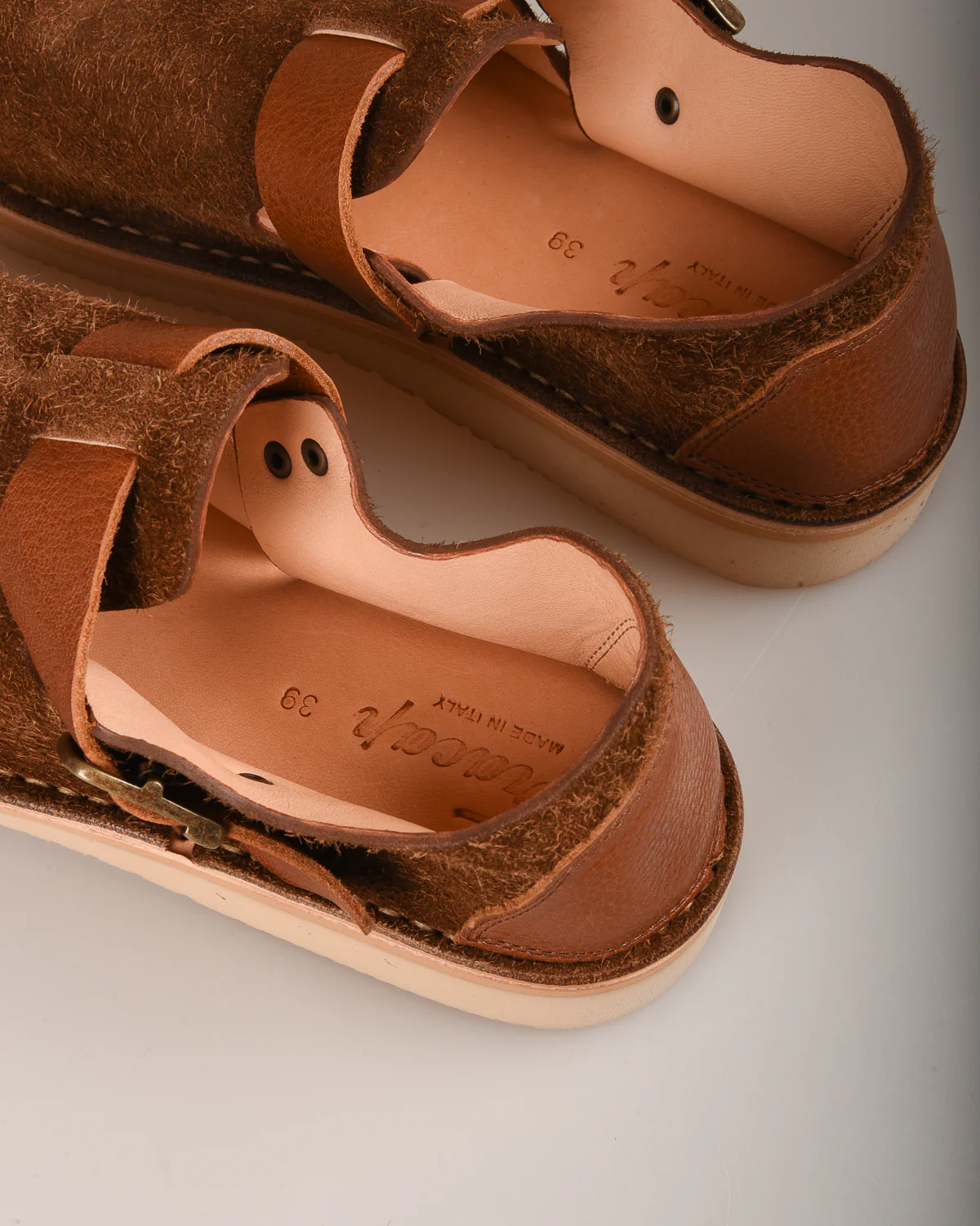 FRACAP D152 SANDALS JP - NAPPY SUEDE - Image 4