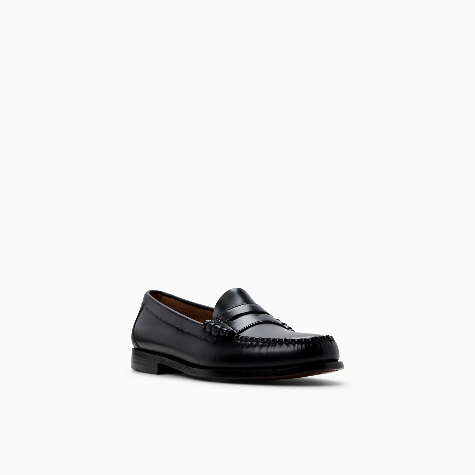 G. H. BASS - WEEJUN LARSON MOC PENNY LOAFER - BLACK LEATHER - Image 3